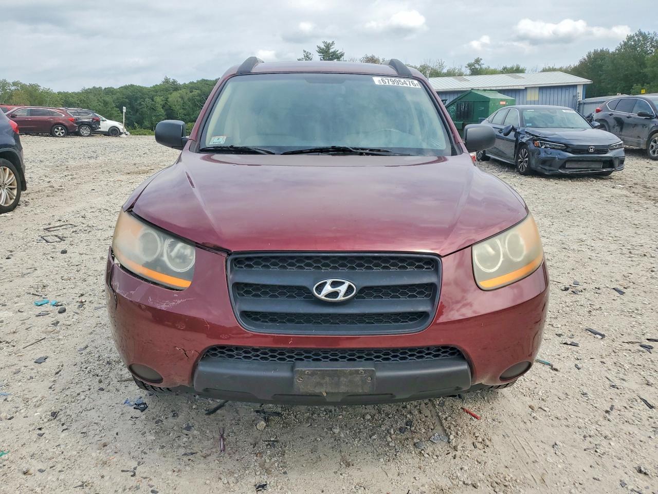 2009 Hyundai Santa Fe Gls Maroon vin: 5NMSG13D39H250919