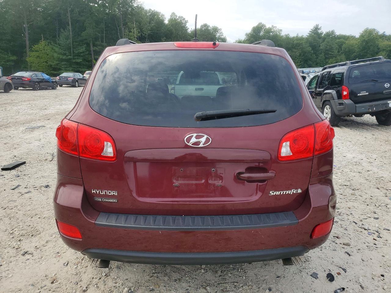 2009 Hyundai Santa Fe Gls Maroon vin: 5NMSG13D39H250919