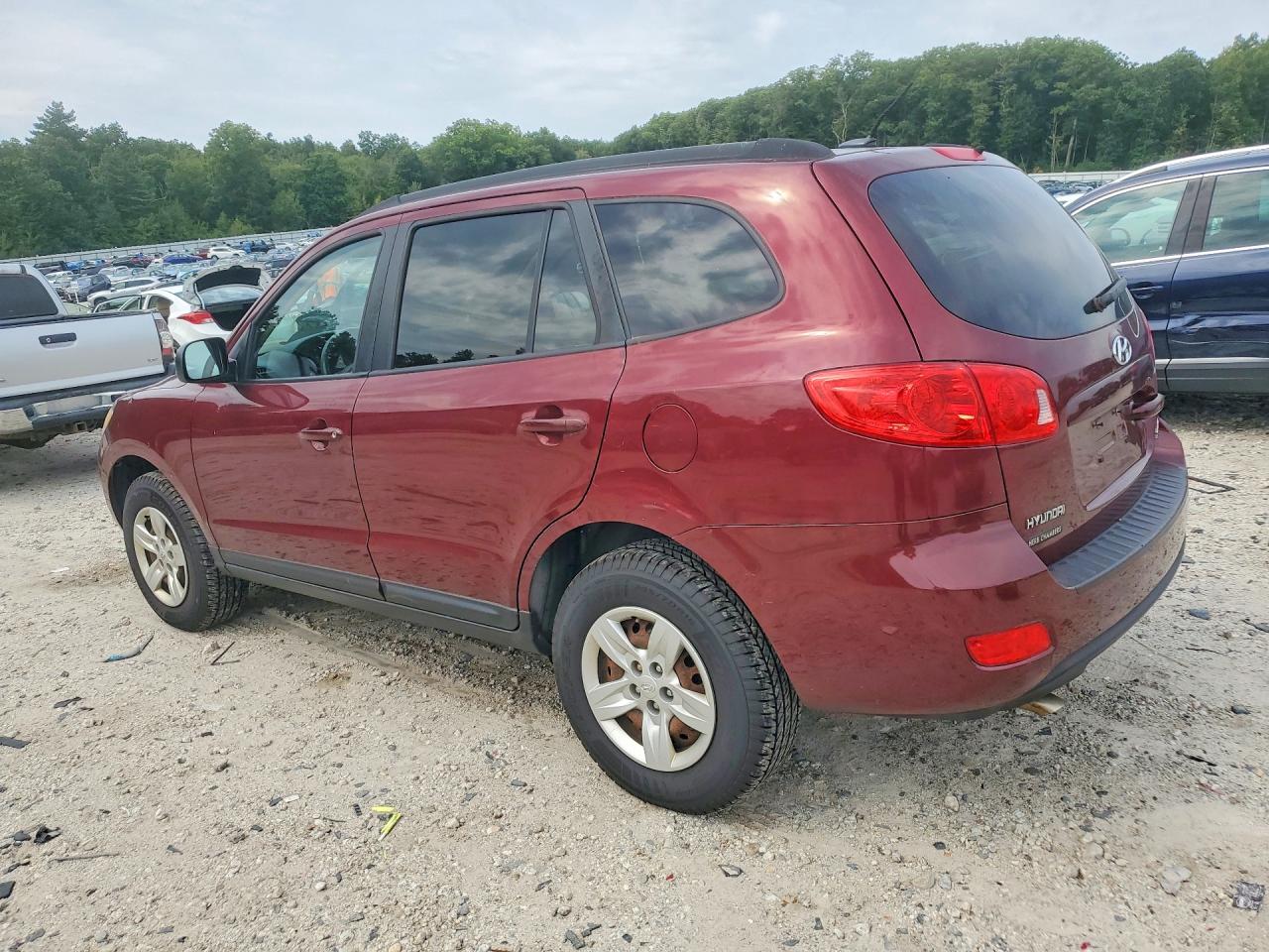 2009 Hyundai Santa Fe Gls Maroon vin: 5NMSG13D39H250919