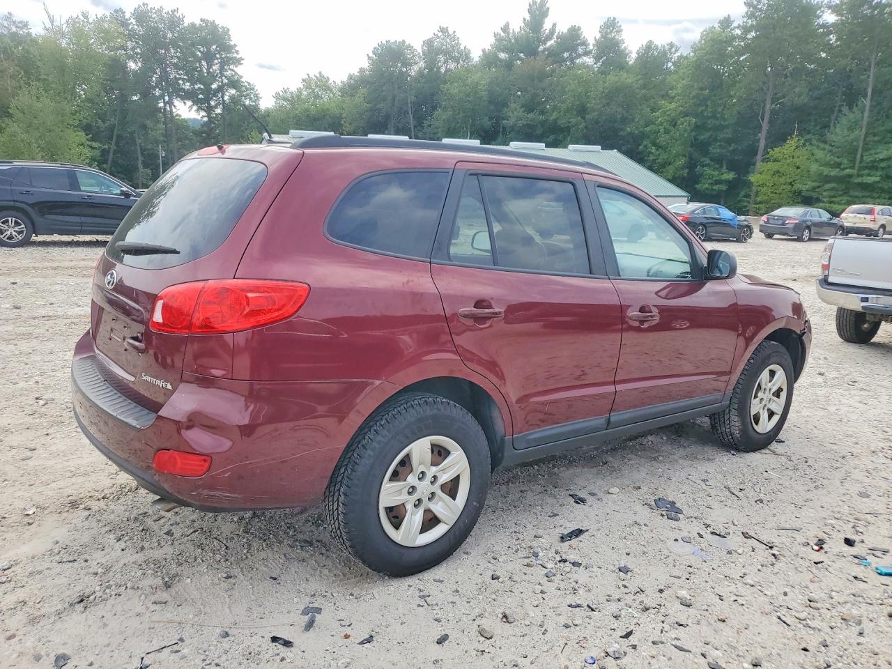 2009 Hyundai Santa Fe Gls Maroon vin: 5NMSG13D39H250919
