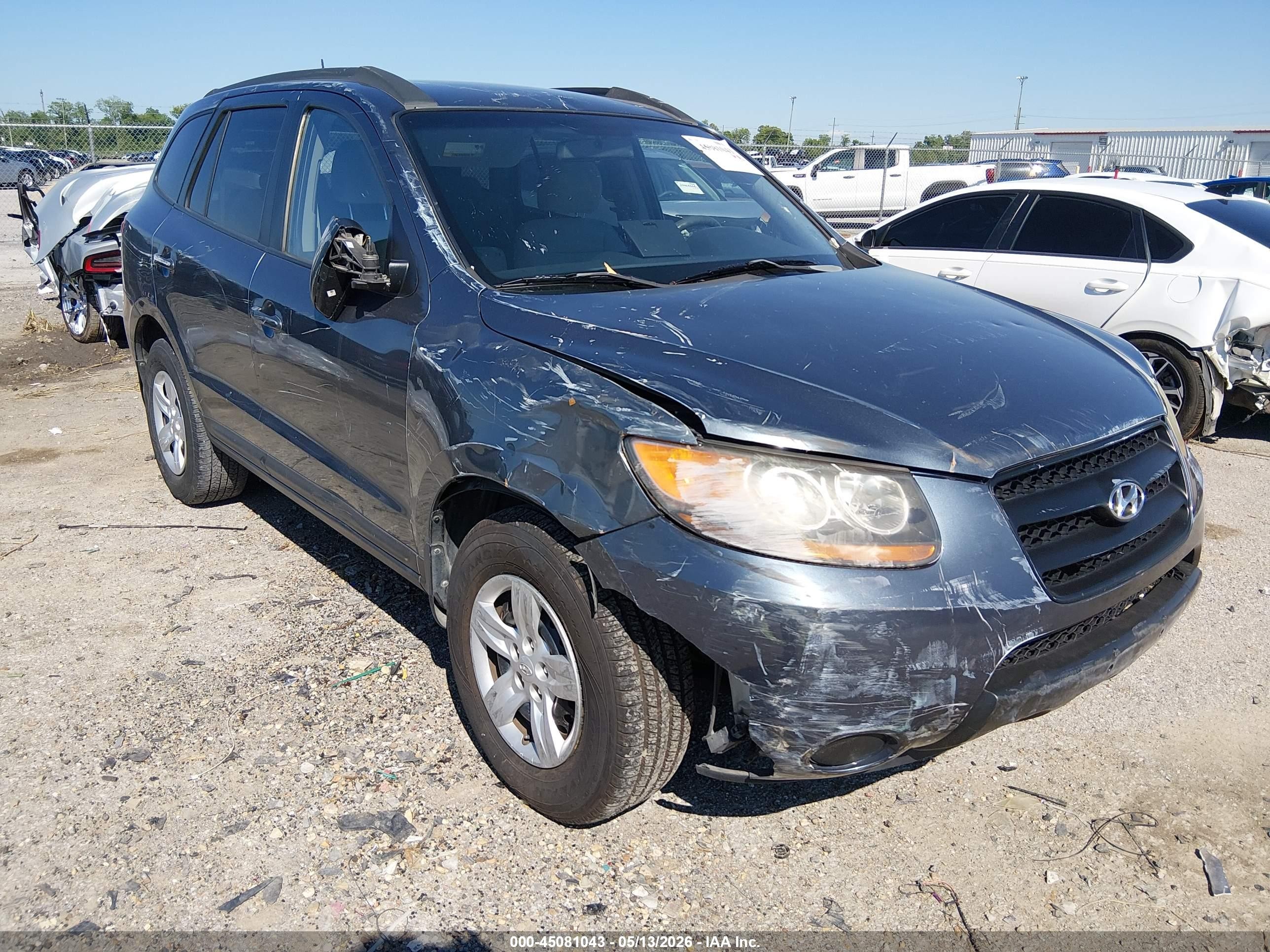 2009 Hyundai Santa Fe Gls Blue vin: 5NMSG13D39H251729