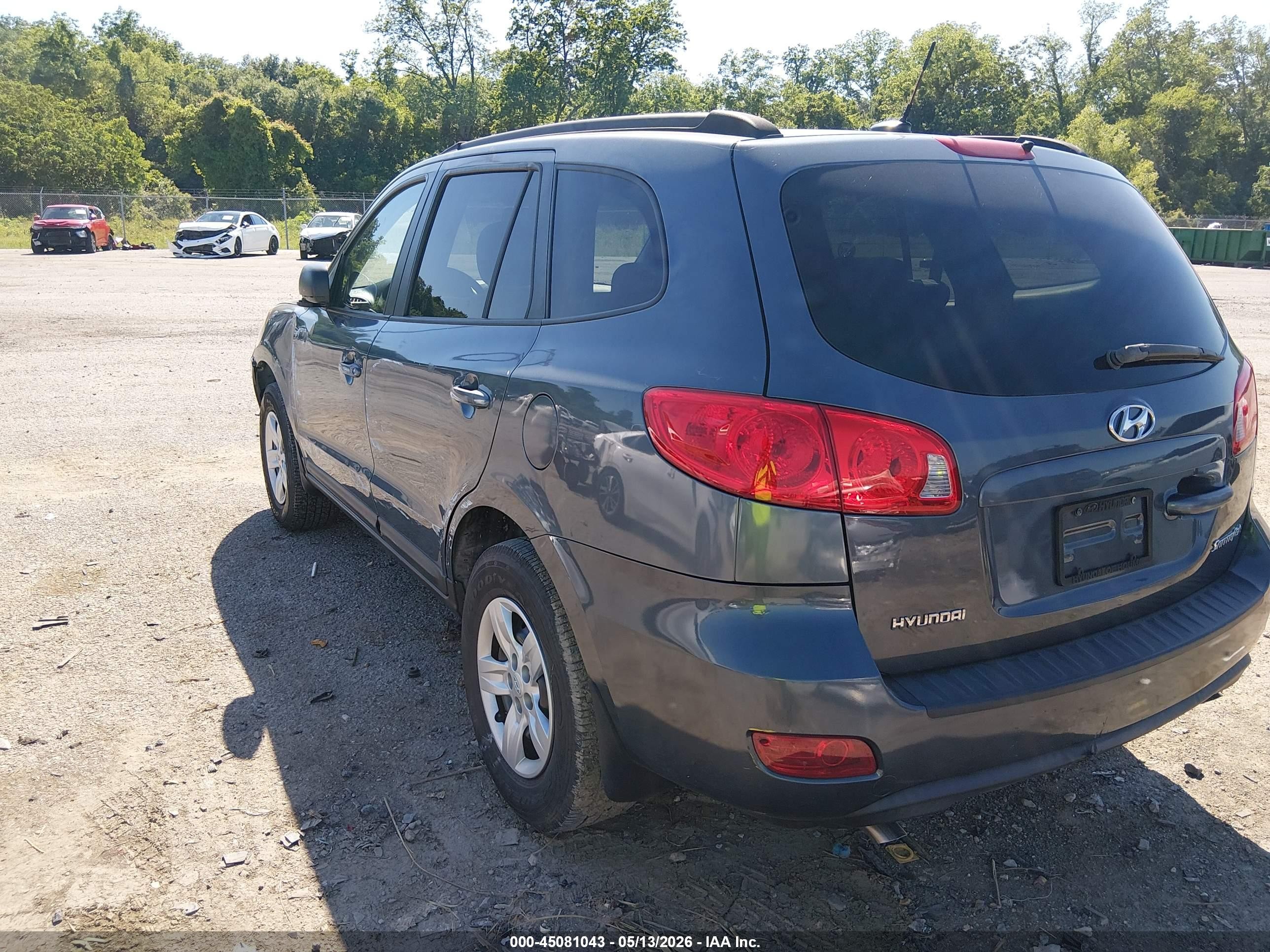 2009 Hyundai Santa Fe Gls Blue vin: 5NMSG13D39H251729