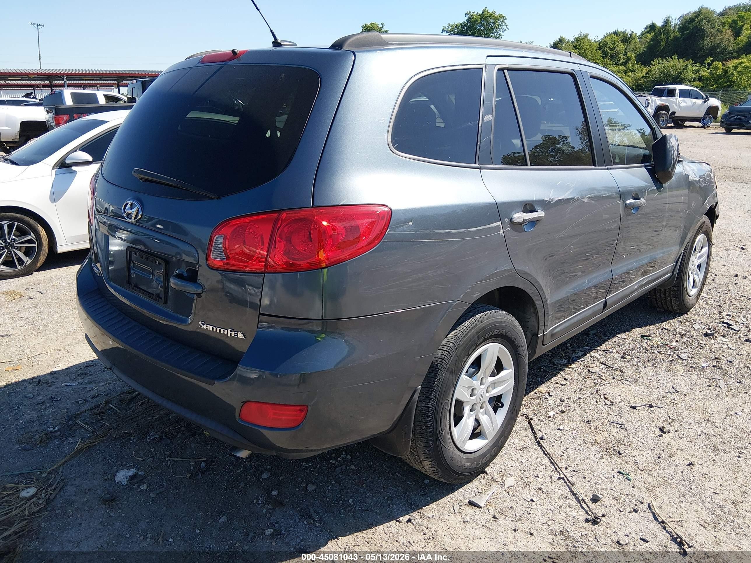 2009 Hyundai Santa Fe Gls Blue vin: 5NMSG13D39H251729