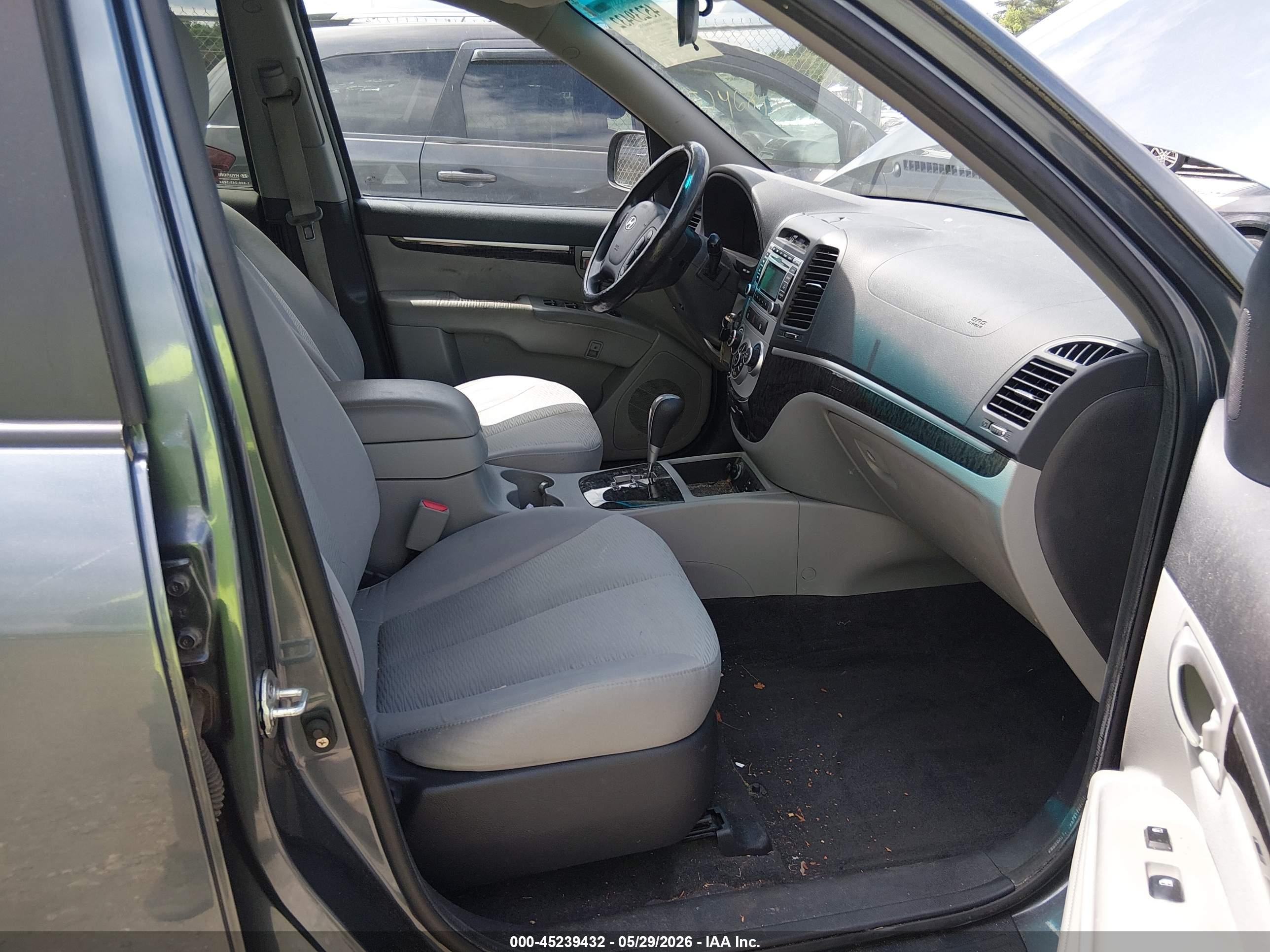 2009 Hyundai Santa Fe Gls Gray vin: 5NMSG13D39H265145