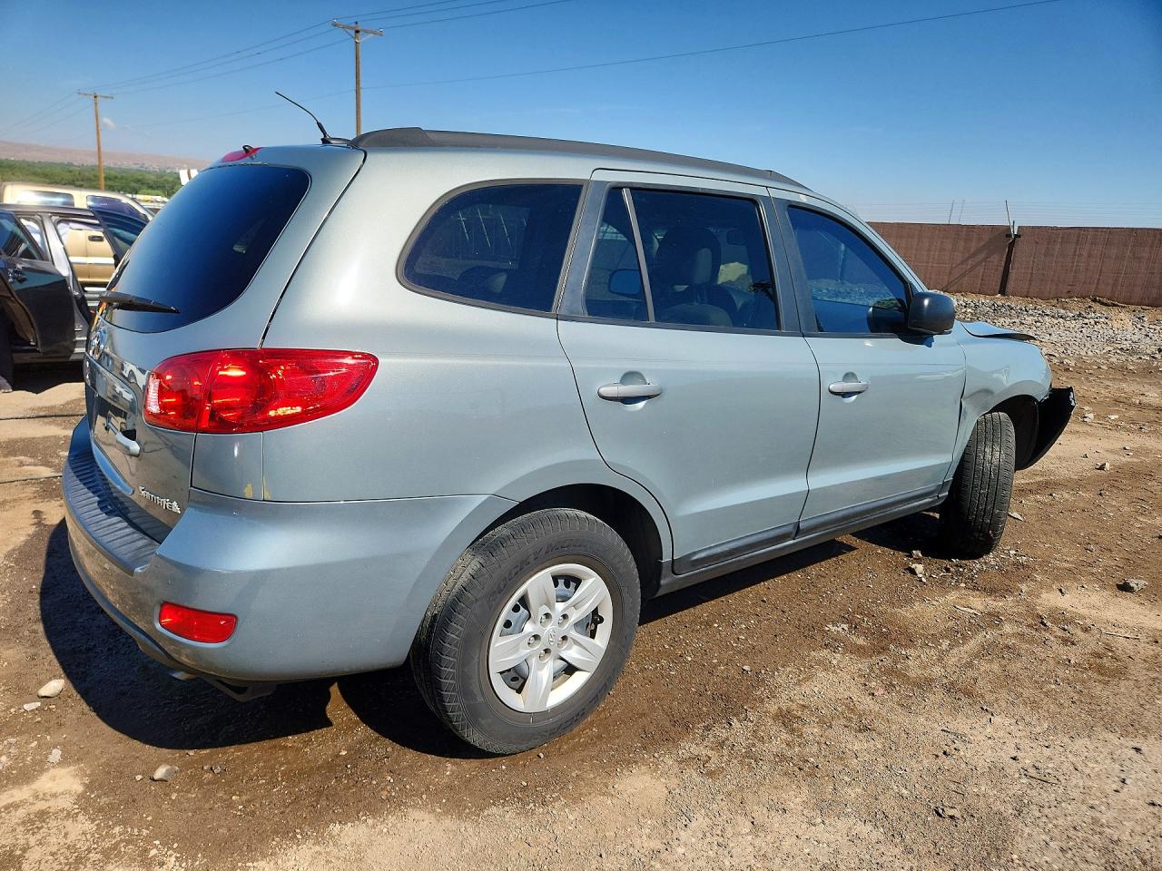 2009 Hyundai Santa Fe Gls Gray vin: 5NMSG13D39H267123