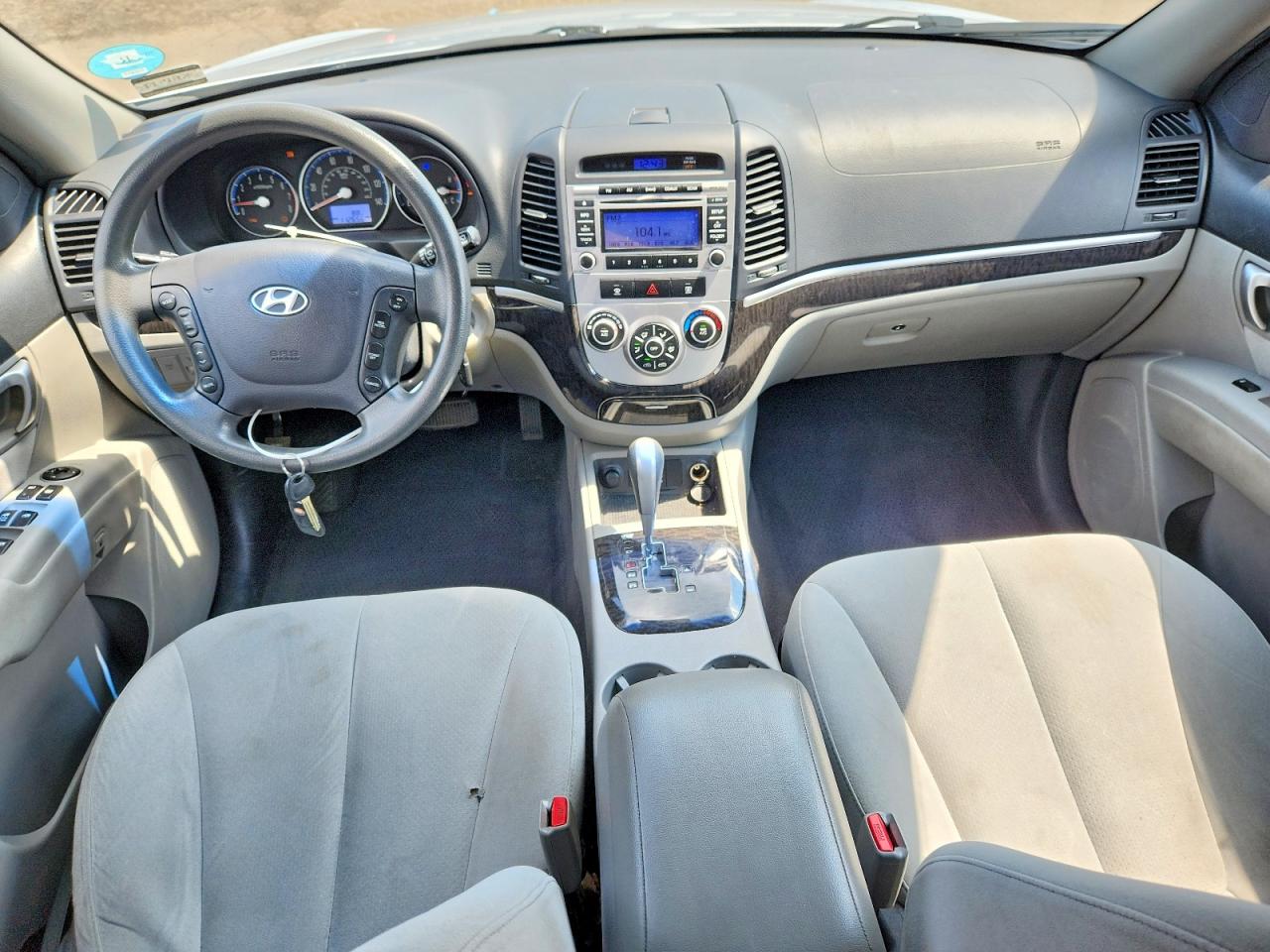 2009 Hyundai Santa Fe Gls Silver vin: 5NMSG13D39H293706