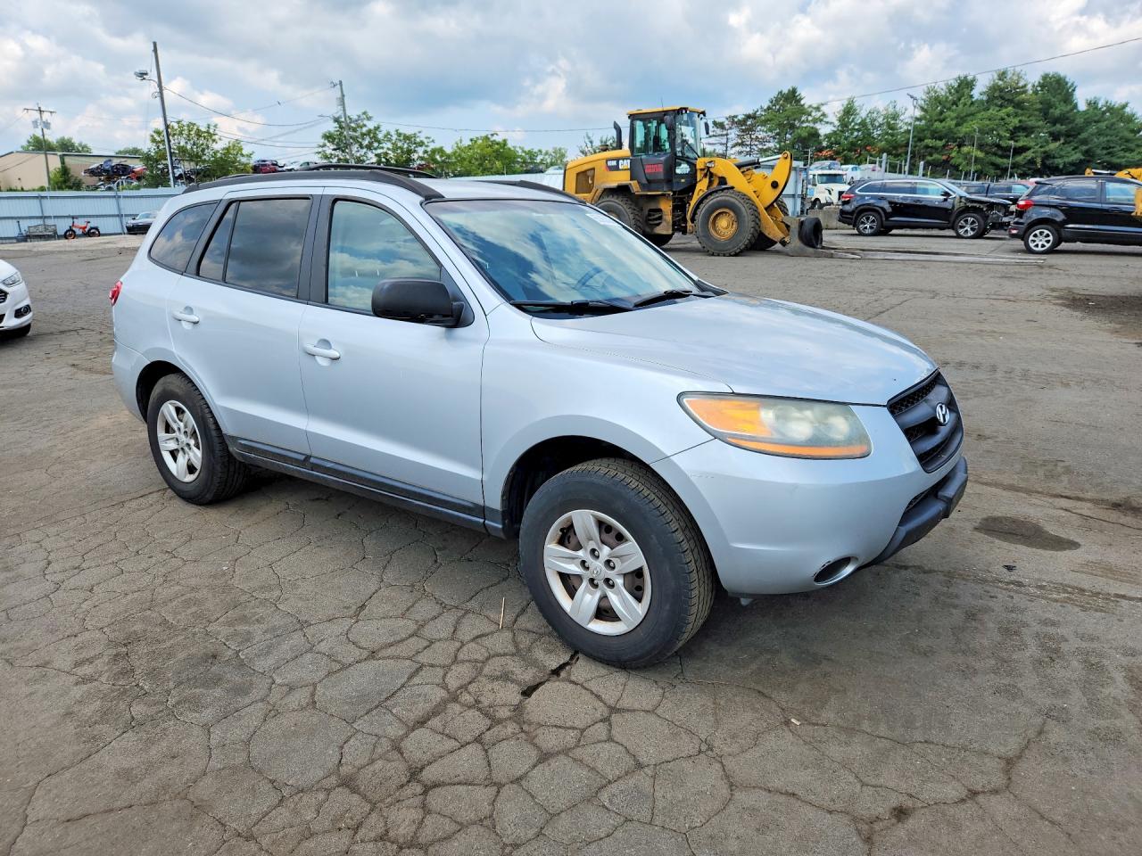2009 Hyundai Santa Fe Gls Silver vin: 5NMSG13D39H293706