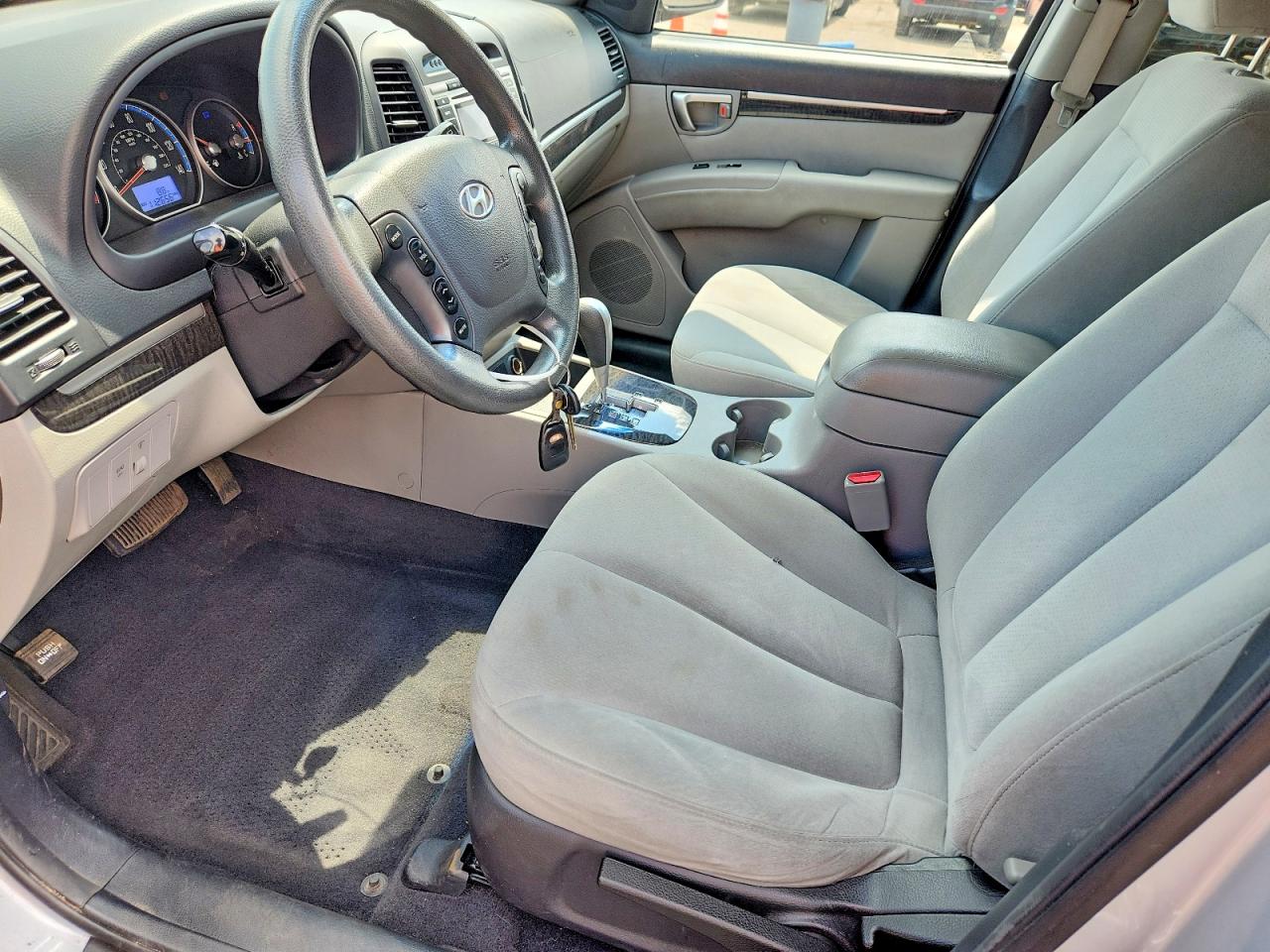 2009 Hyundai Santa Fe Gls Silver vin: 5NMSG13D39H293706