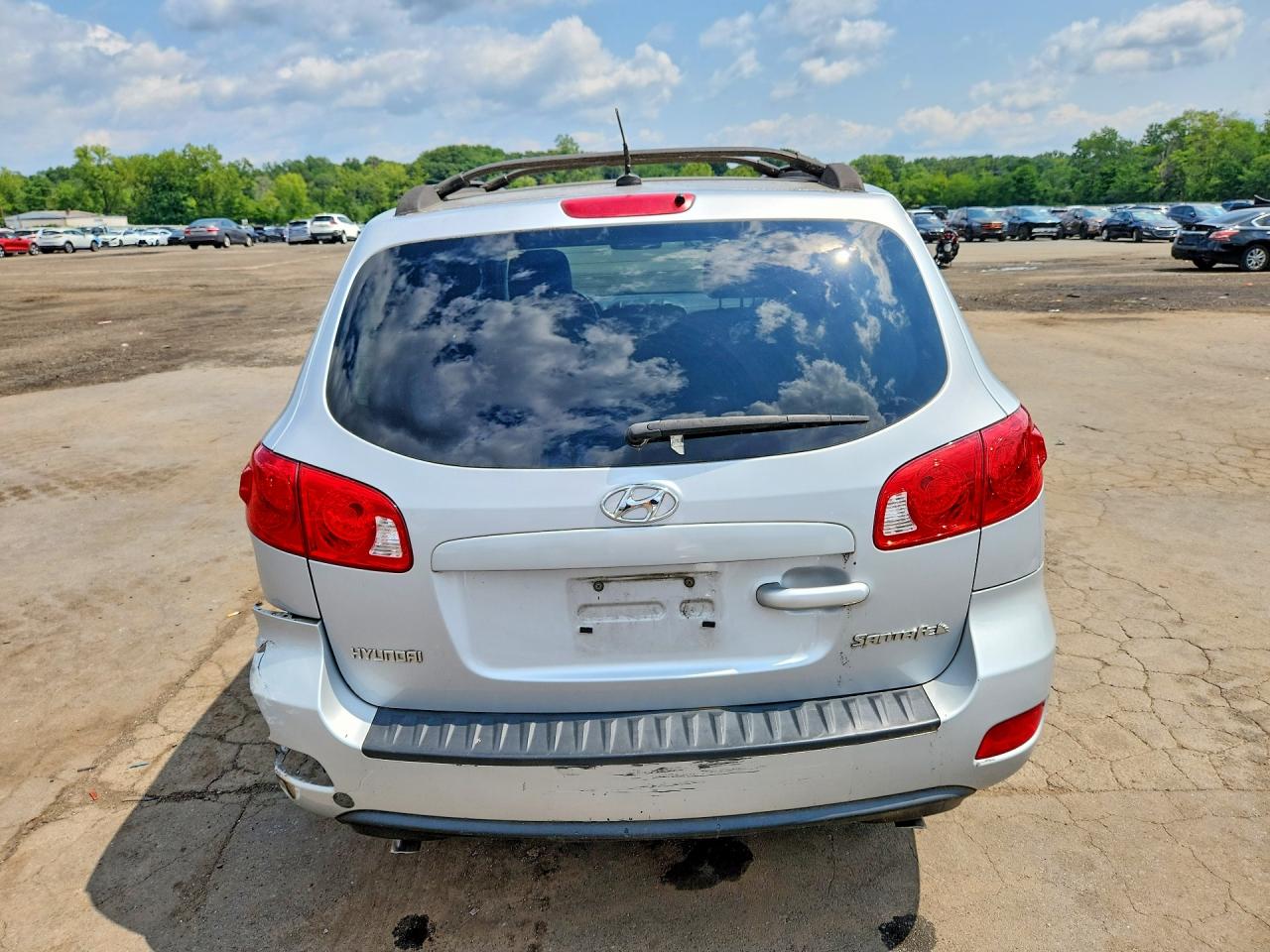 2009 Hyundai Santa Fe Gls Silver vin: 5NMSG13D39H293706