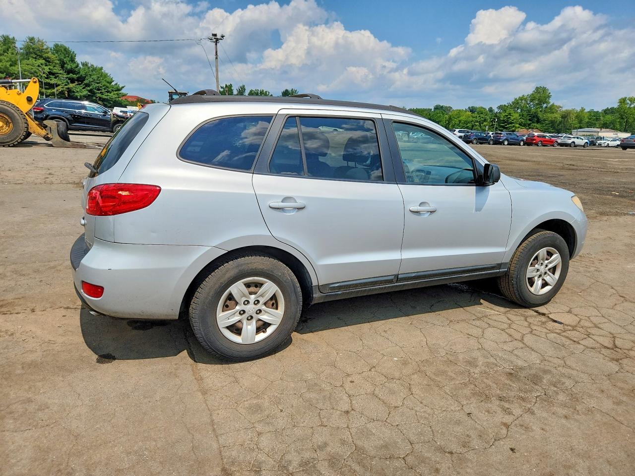 2009 Hyundai Santa Fe Gls Silver vin: 5NMSG13D39H293706