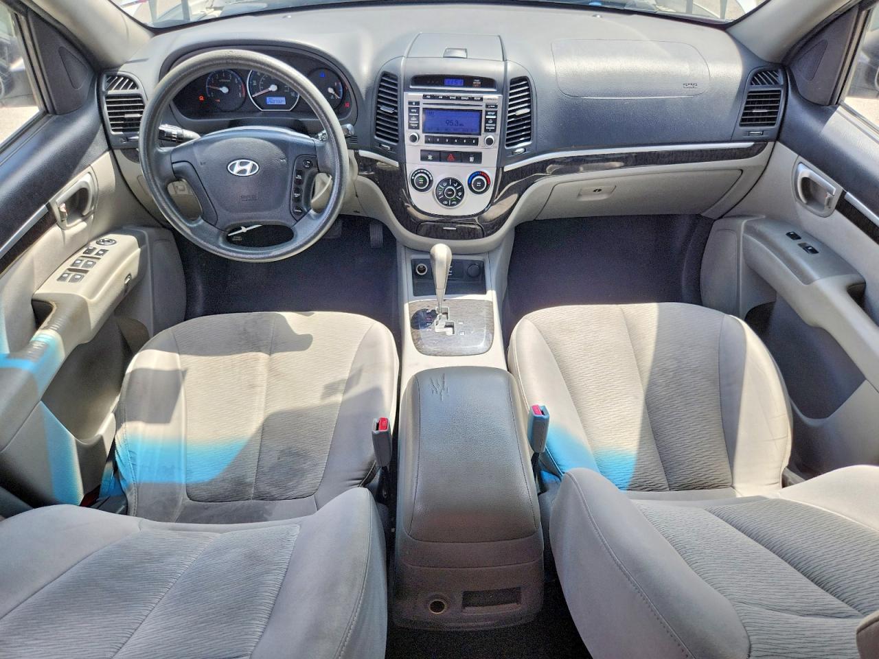 2009 Hyundai Santa Fe Gls White vin: 5NMSG13D39H318233