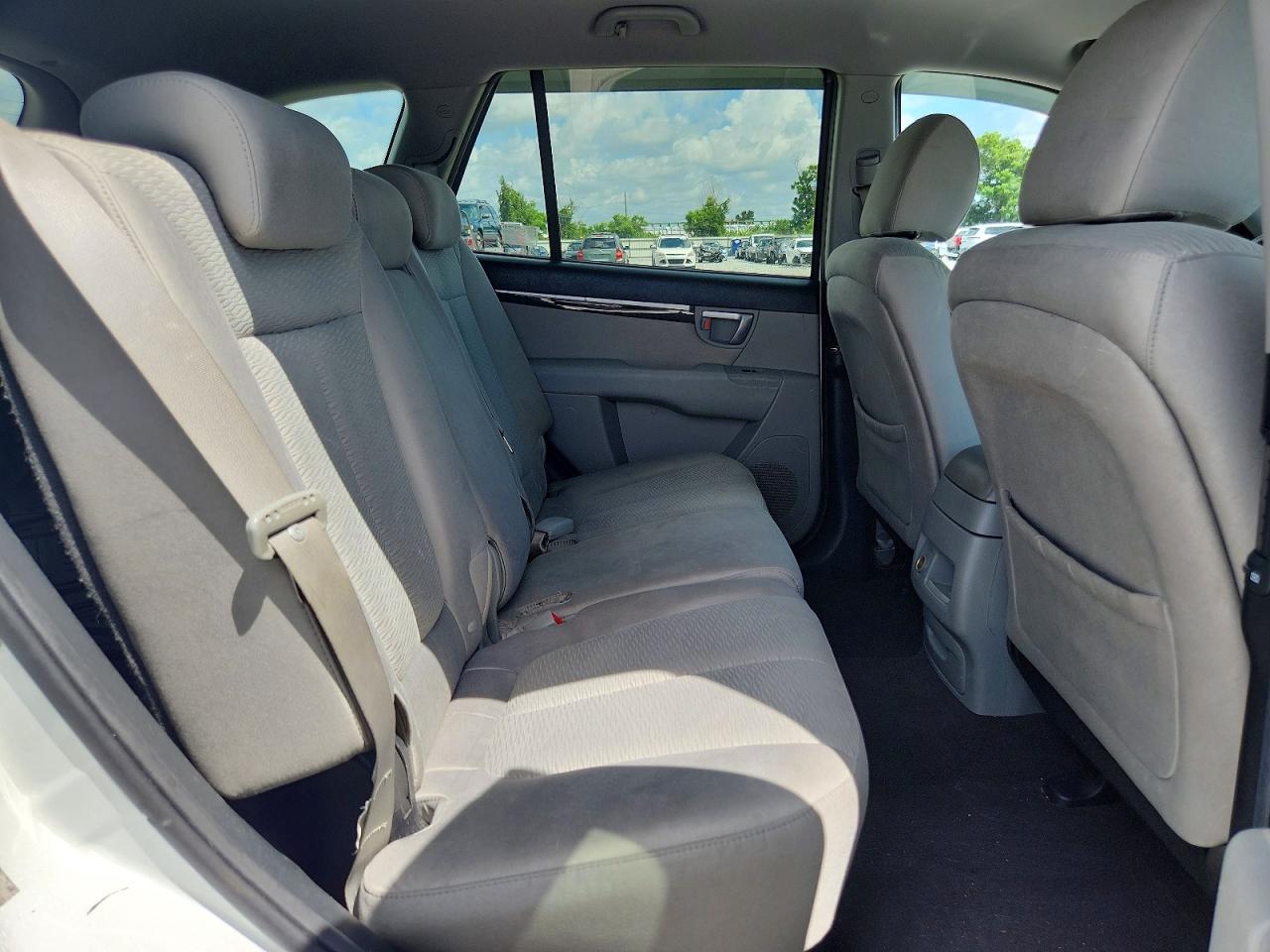 2009 Hyundai Santa Fe Gls White vin: 5NMSG13D39H318233