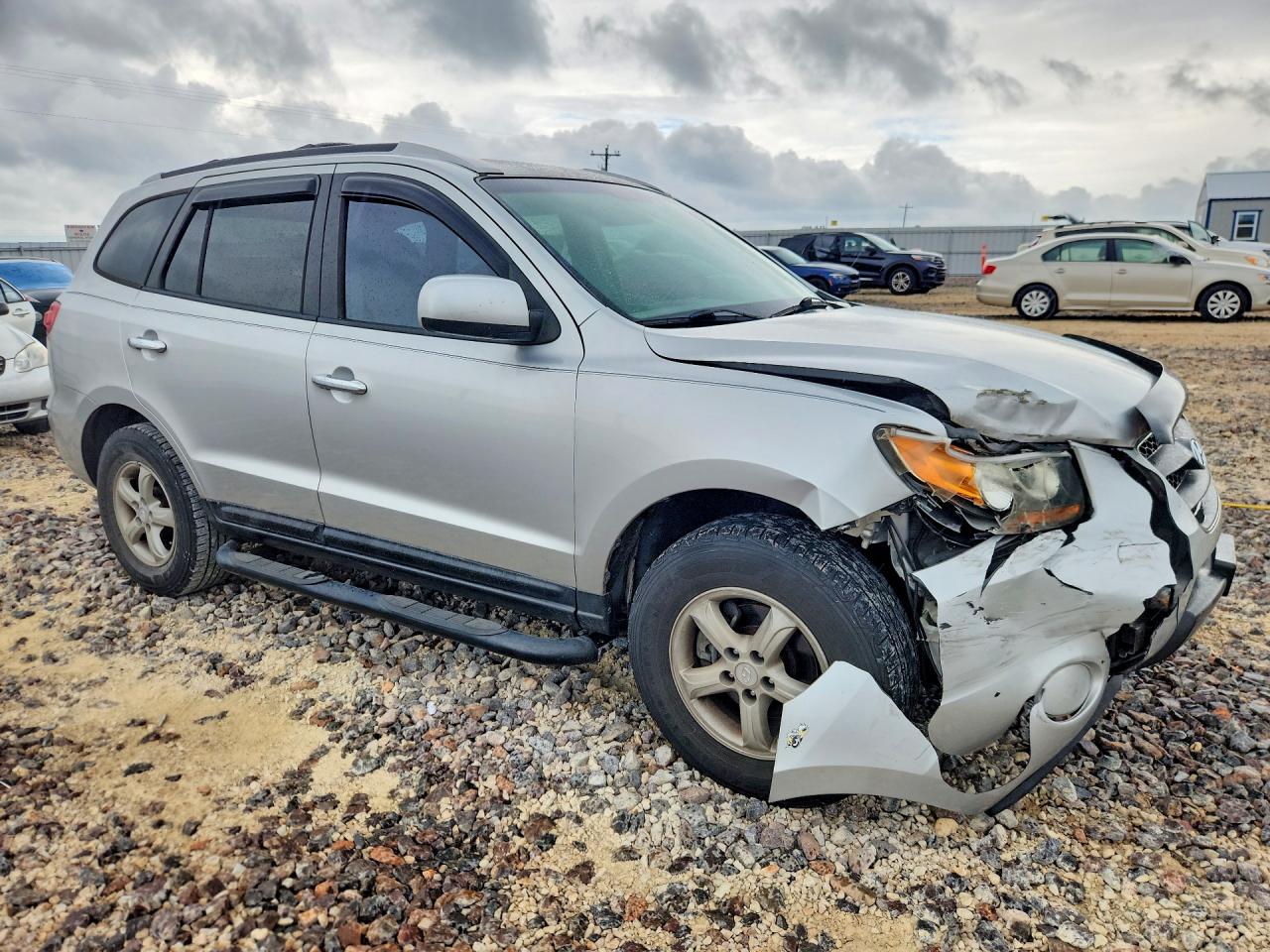 2007 Hyundai Santa Fe Gls Серебряный vin: 5NMSG13D47H014762