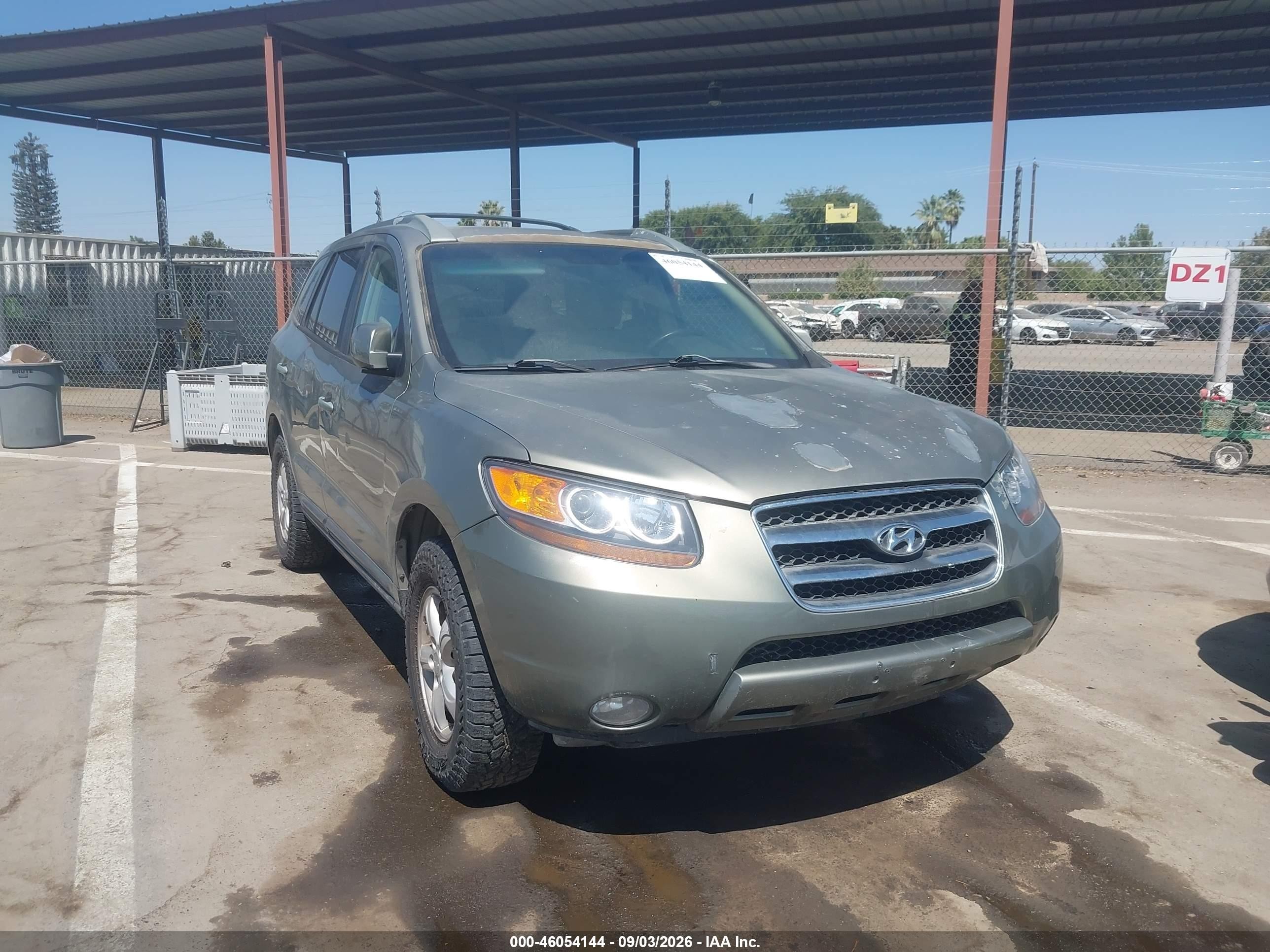 2007 Hyundai Santa Fe Gls Gold vin: 5NMSG13D47H052458