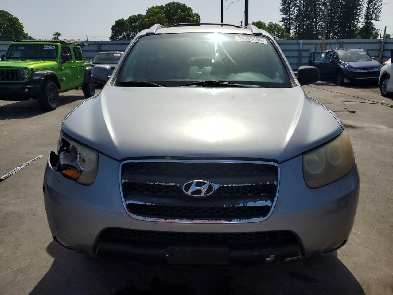 2007 Hyundai Santa Fe Gls Gray vin: 5NMSG13D47H122234