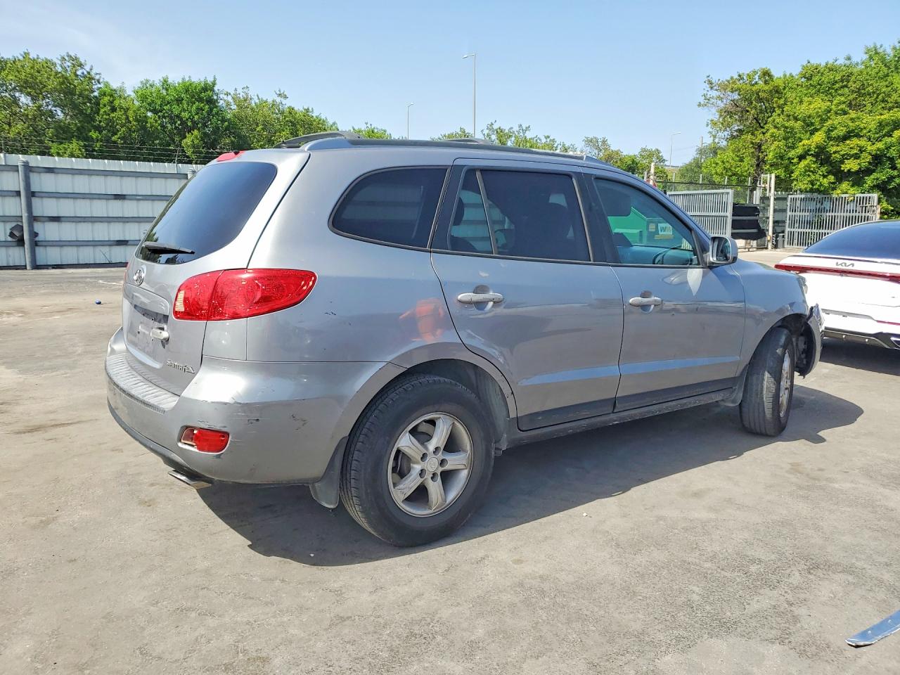 2007 Hyundai Santa Fe Gls Gray vin: 5NMSG13D47H122234