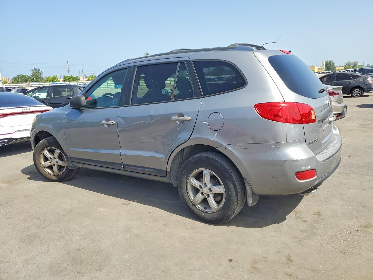 2007 Hyundai Santa Fe Gls Gray vin: 5NMSG13D47H122234