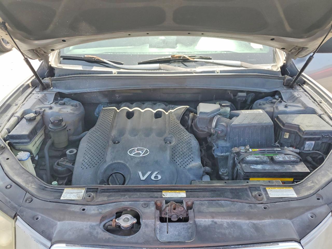 2007 Hyundai Santa Fe Gls Gray vin: 5NMSG13D47H122234