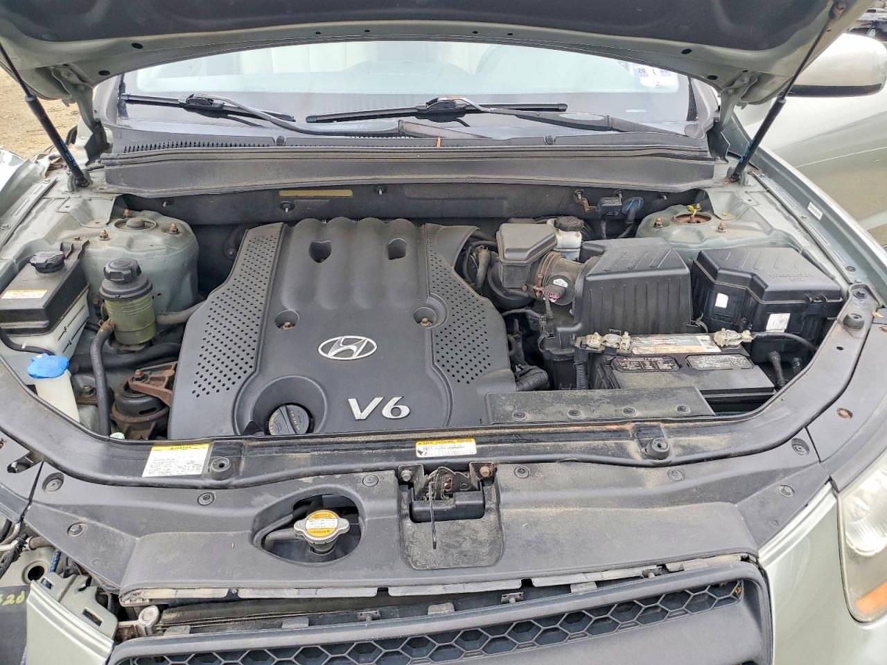 2008 Hyundai Santa Fe Gls Green vin: 5NMSG13D48H149791