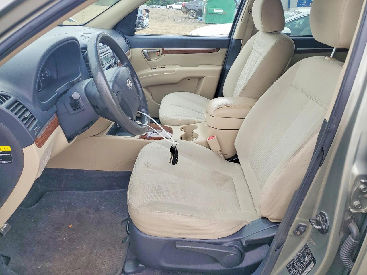 2008 Hyundai Santa Fe Gls Green vin: 5NMSG13D48H149791