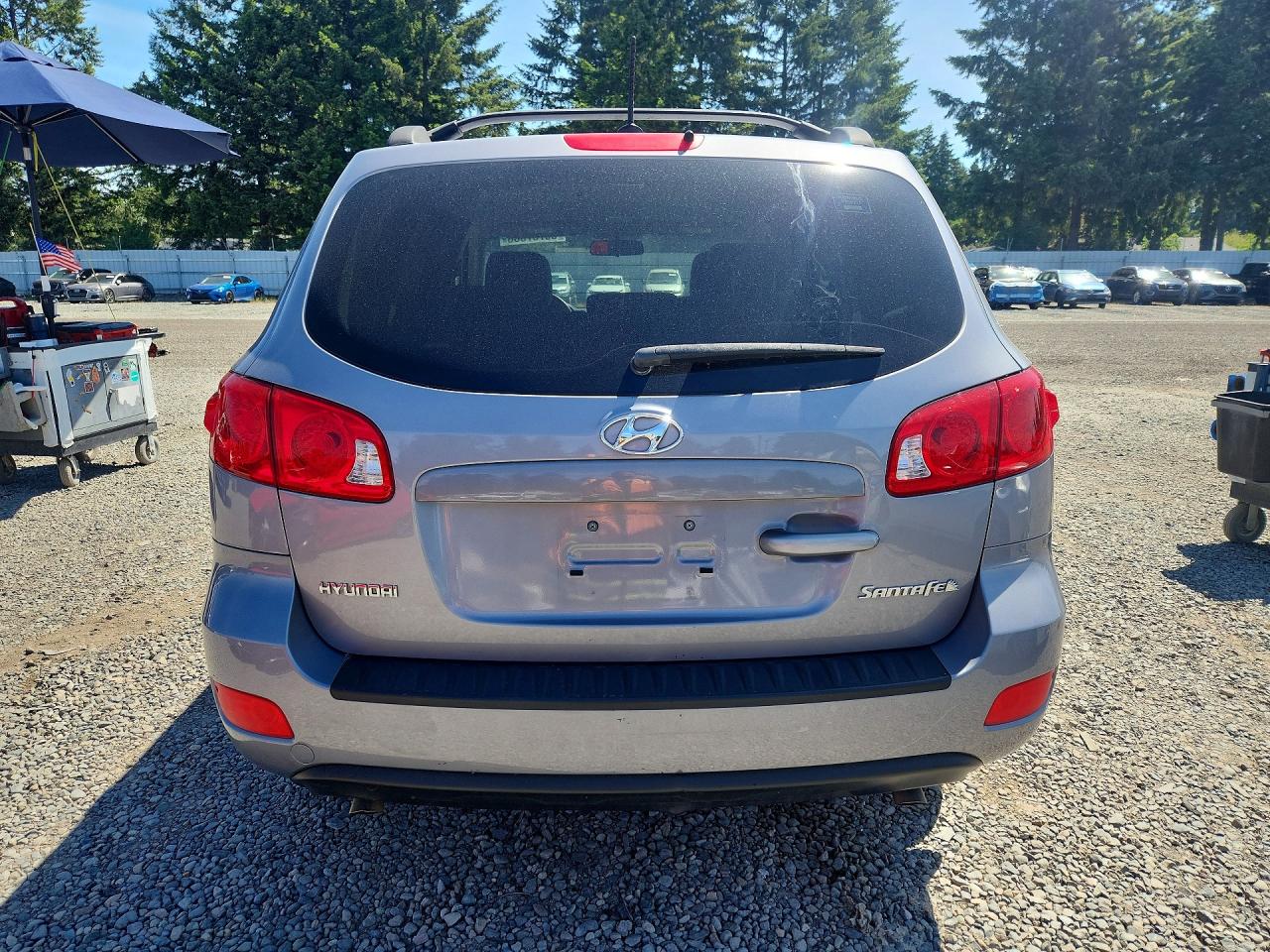 2008 Hyundai Santa Fe Gls Silver vin: 5NMSG13D48H174531