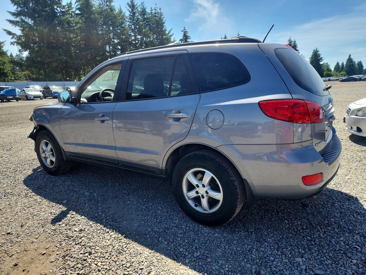 2008 Hyundai Santa Fe Gls Silver vin: 5NMSG13D48H174531