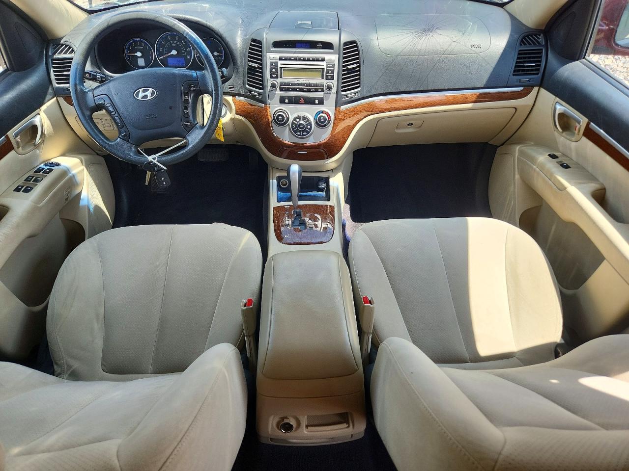 2008 Hyundai Santa Fe Gls Maroon vin: 5NMSG13D48H176439