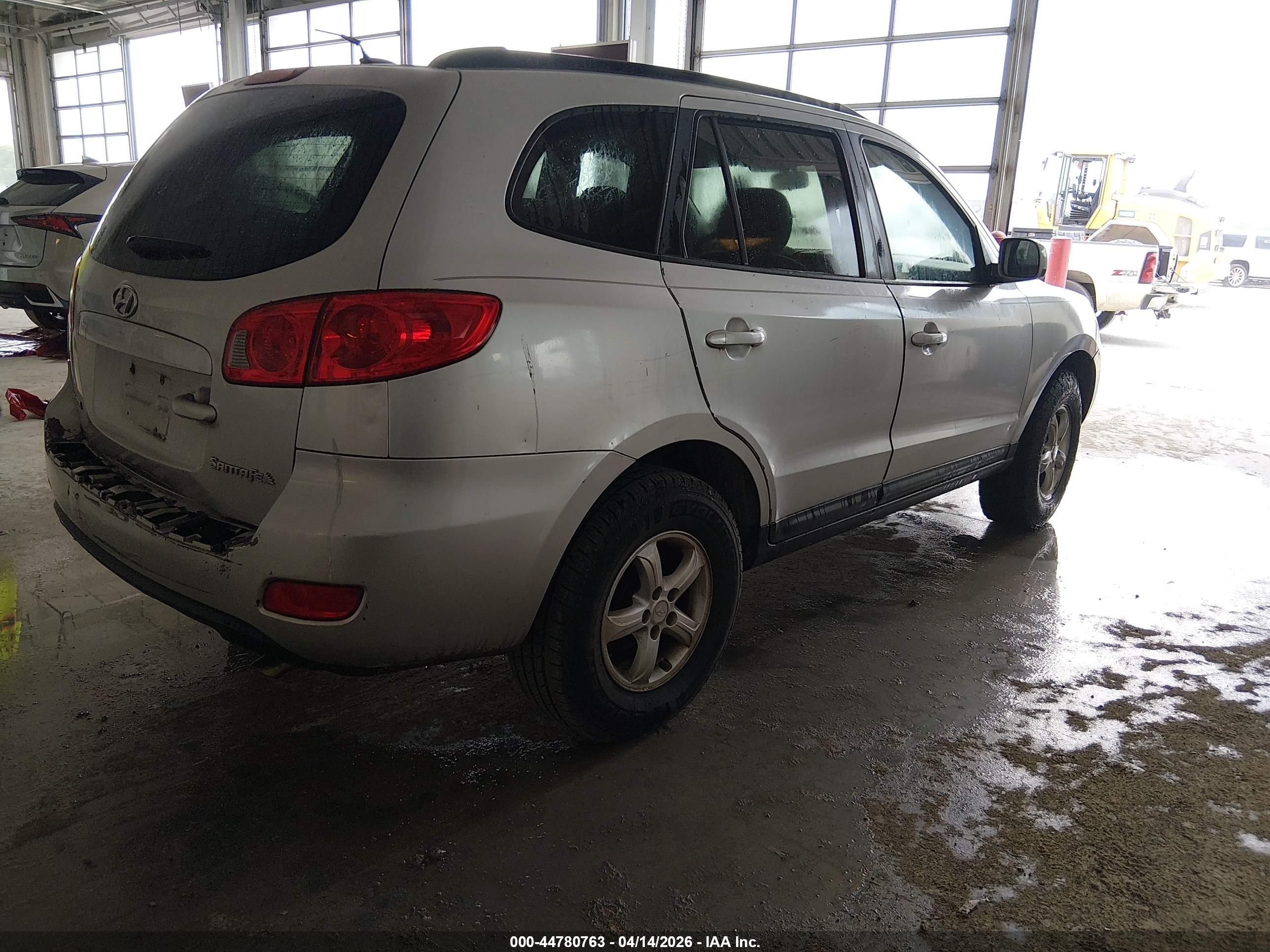 2008 Hyundai Santa Fe Gls Silver vin: 5NMSG13D48H177512