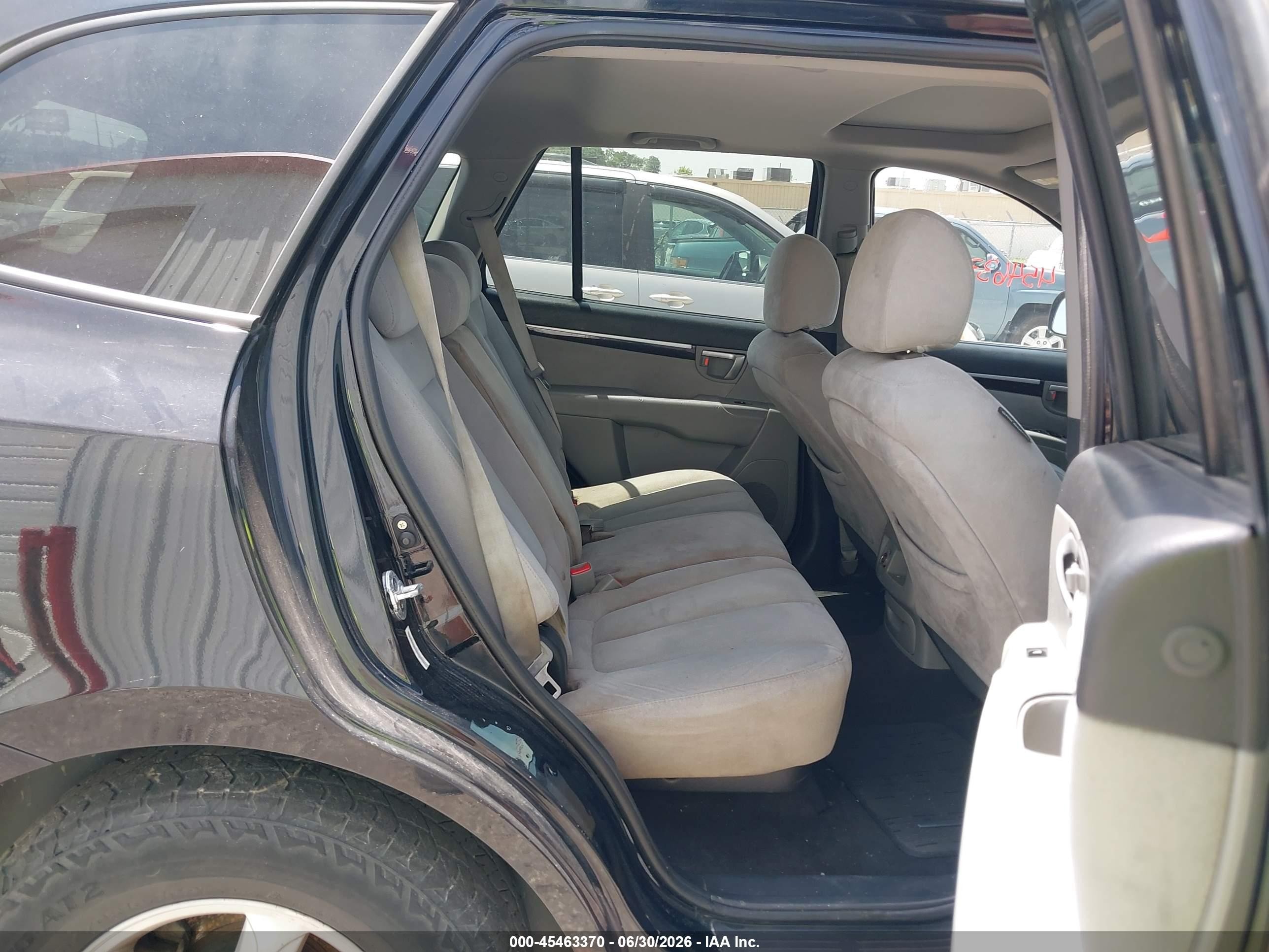 2008 Hyundai Santa Fe Gls Черный vin: 5NMSG13D48H191152