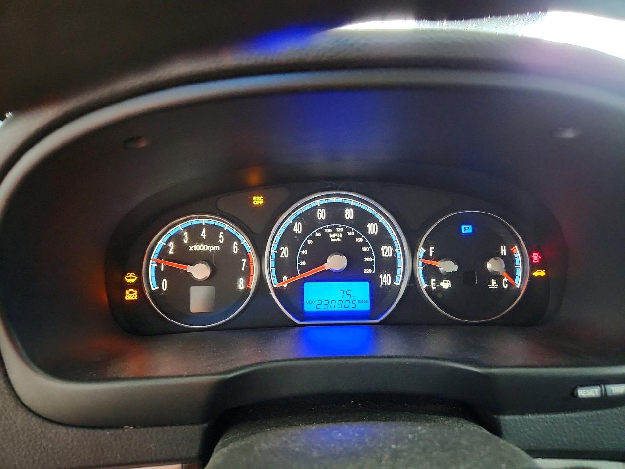 2008 Hyundai Santa Fe Gls Blue vin: 5NMSG13D48H197100