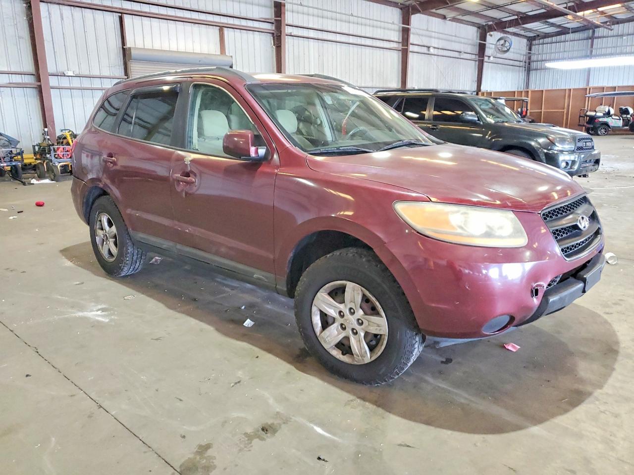 2008 Hyundai Santa Fe Gls Red vin: 5NMSG13D48H207916