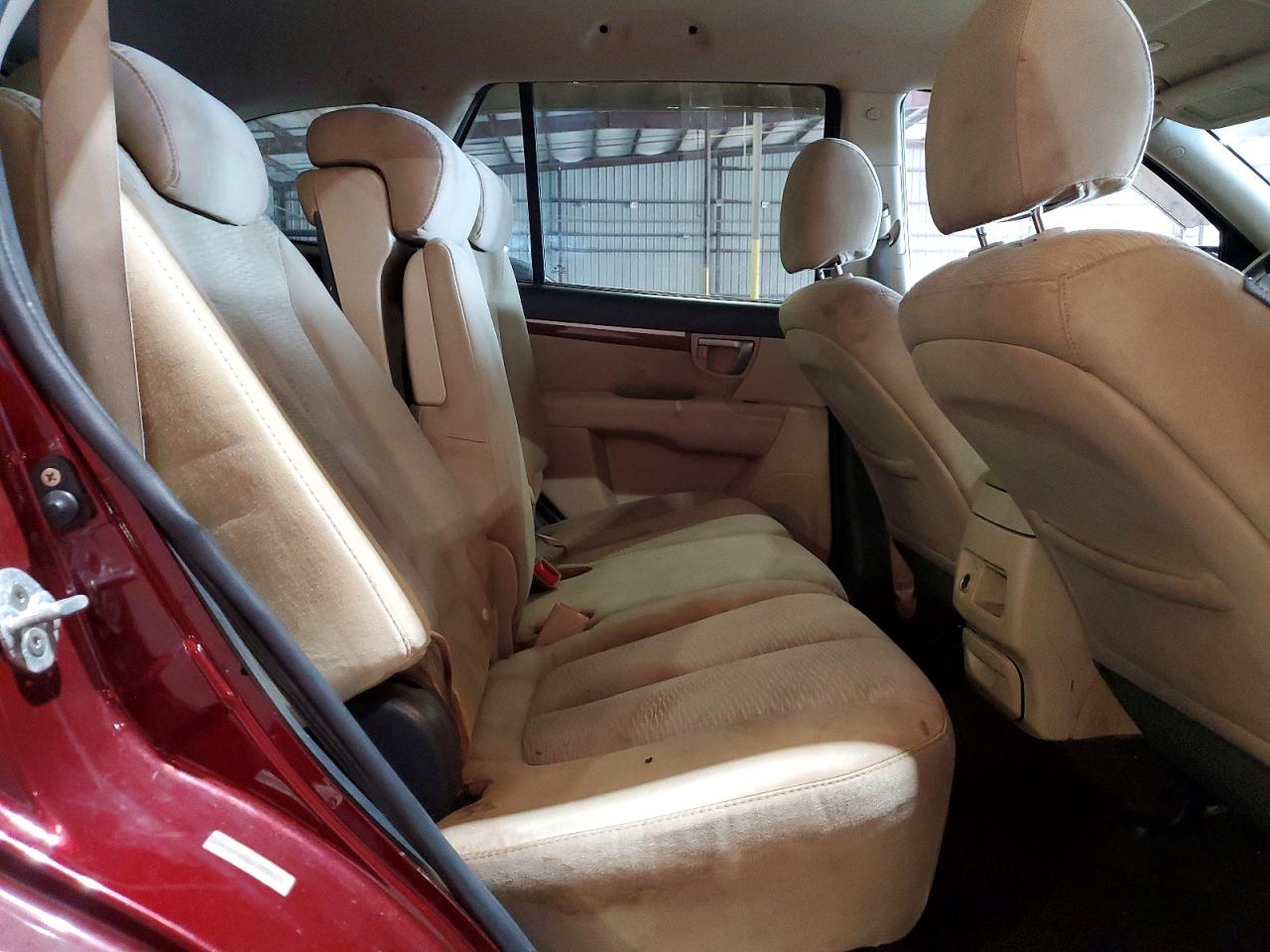 2008 Hyundai Santa Fe Gls Red vin: 5NMSG13D48H207916