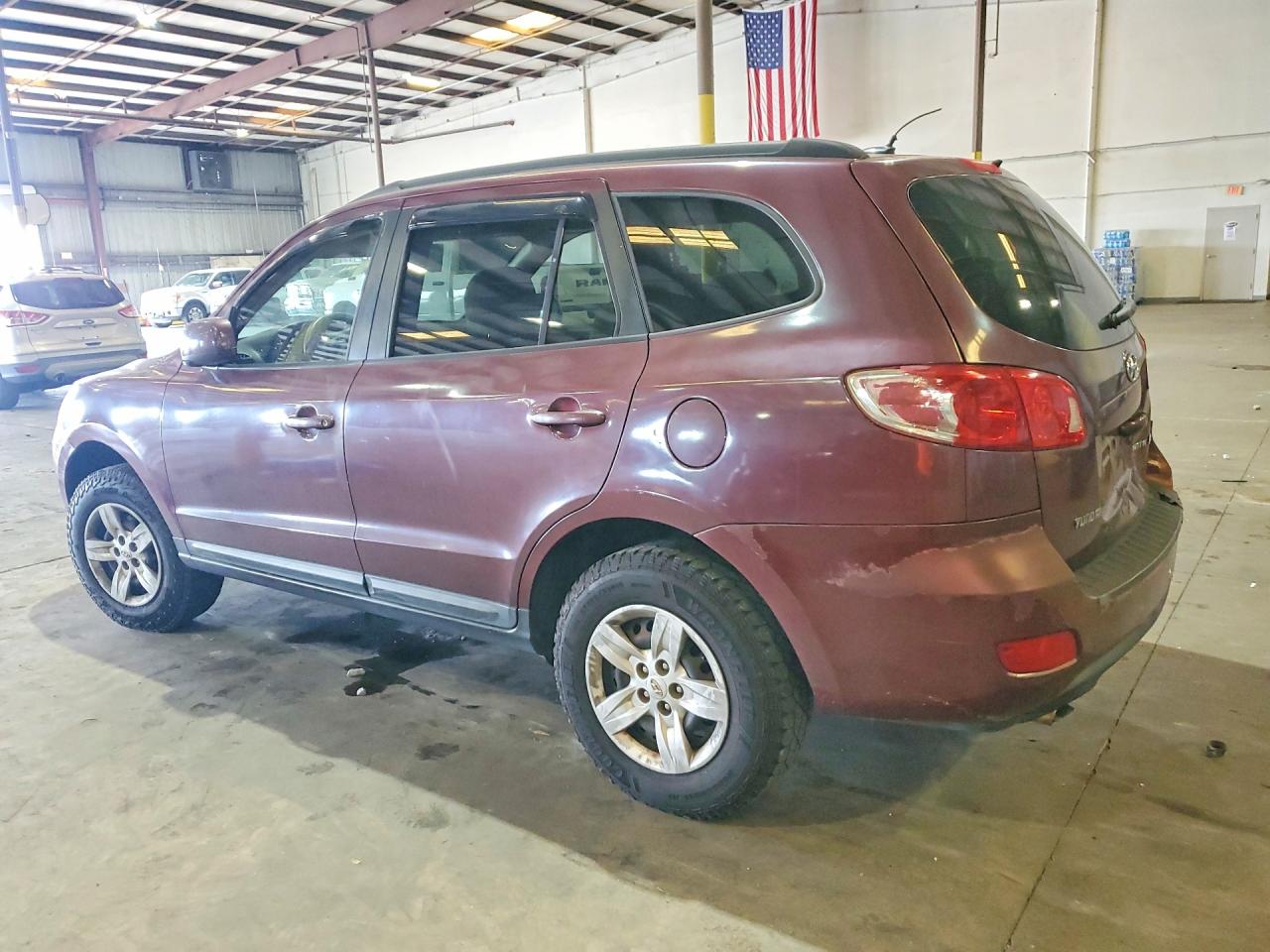 2008 Hyundai Santa Fe Gls Red vin: 5NMSG13D48H207916