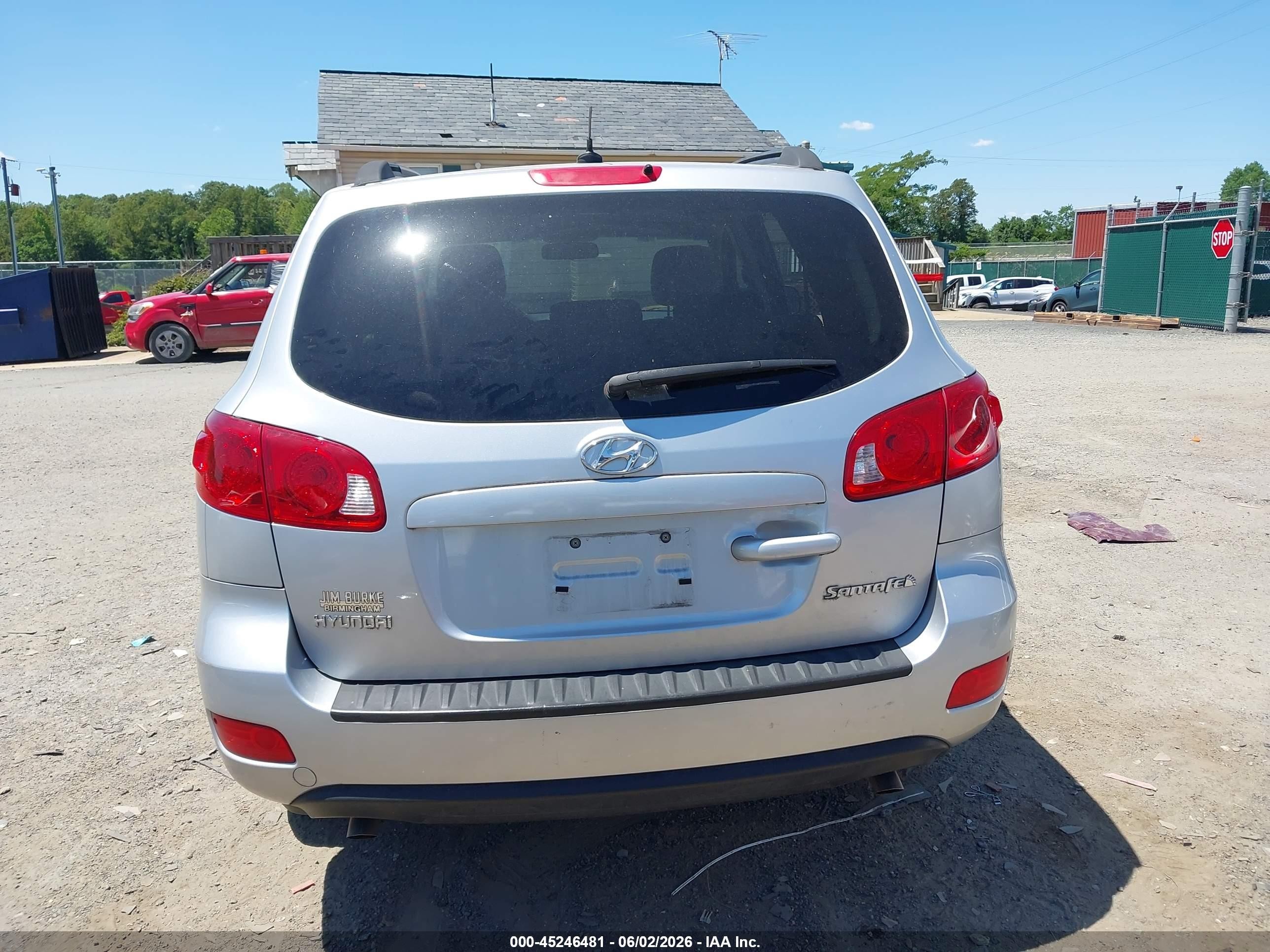 2009 Hyundai Santa Fe Gls Silver vin: 5NMSG13D49H249634