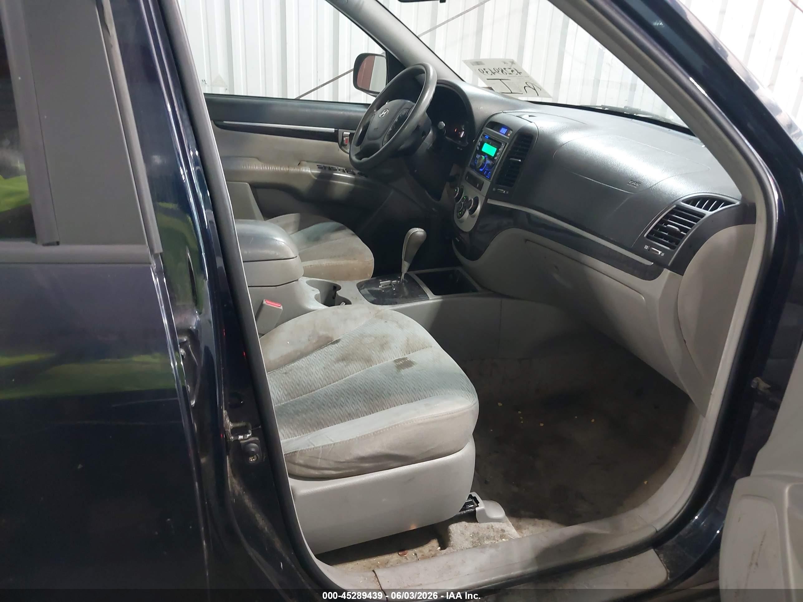 2007 Hyundai Santa Fe Gls Blue vin: 5NMSG13D57H055286