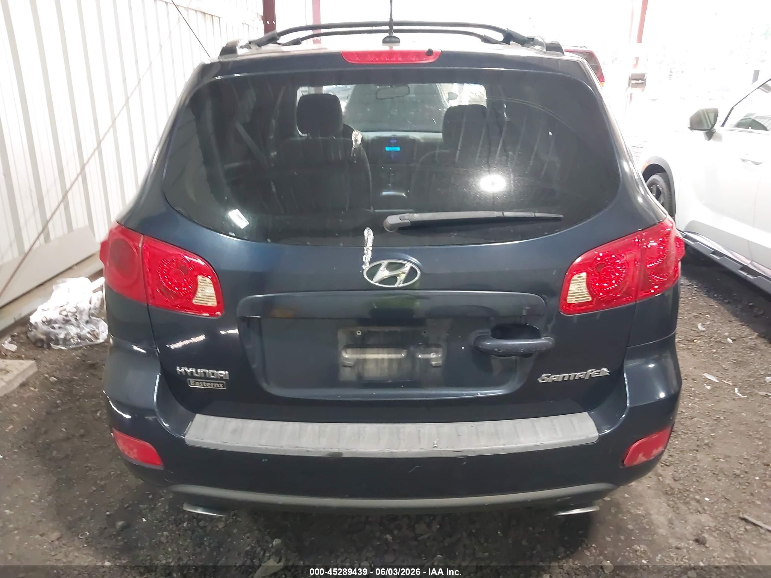 2007 Hyundai Santa Fe Gls Blue vin: 5NMSG13D57H055286