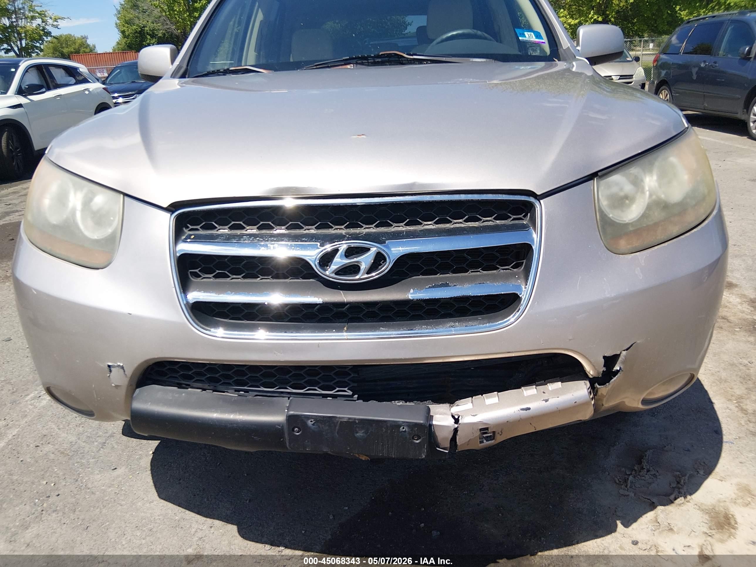 2007 Hyundai Santa Fe Gls Tan vin: 5NMSG13D57H069043