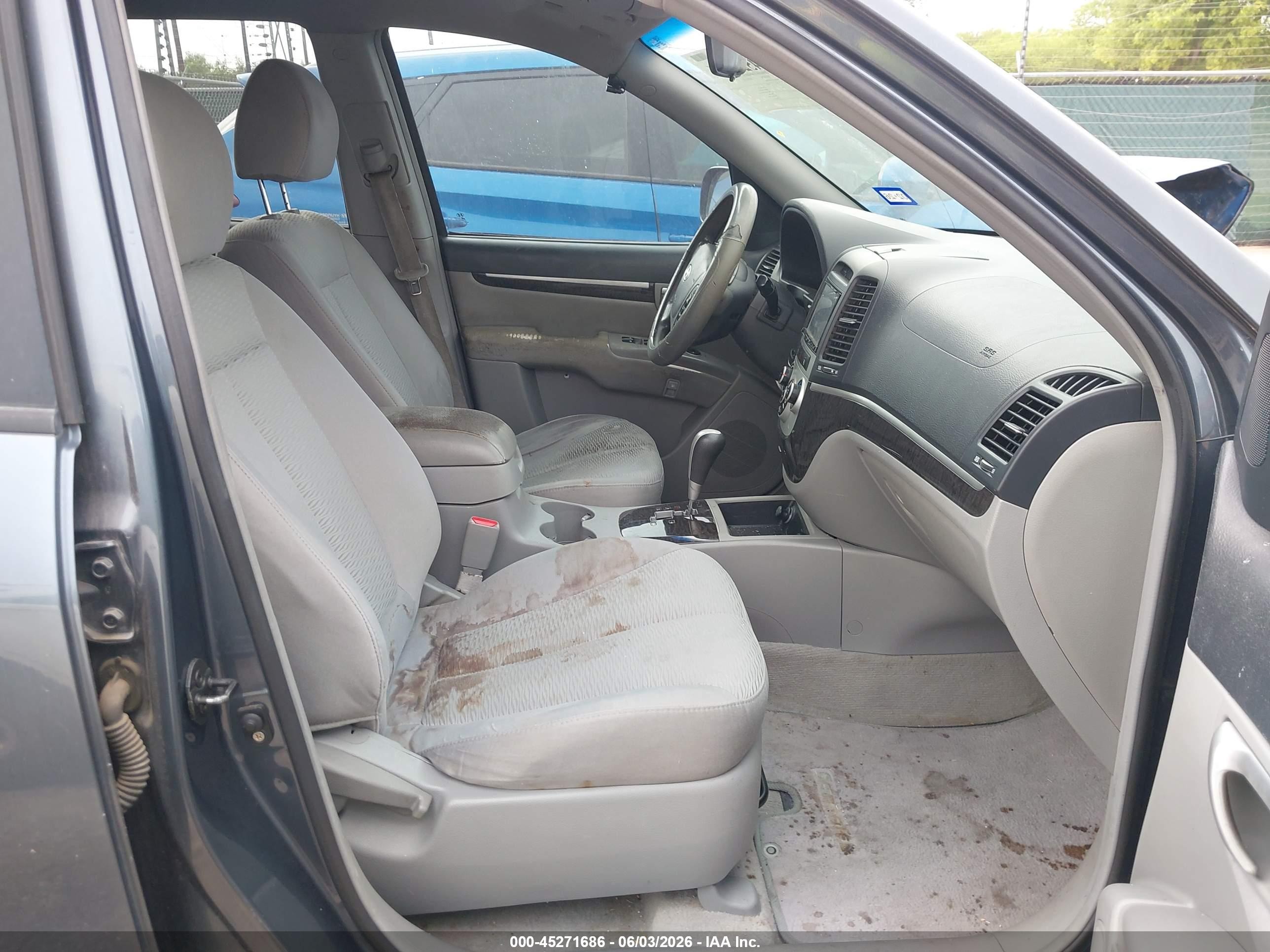 2007 Hyundai Santa Fe Gls Blue vin: 5NMSG13D57H093486