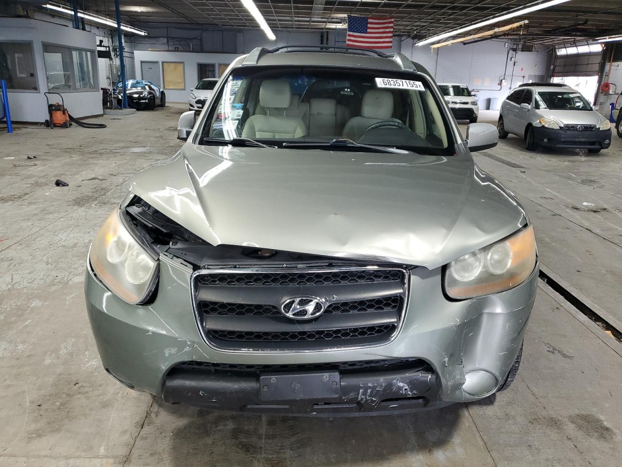 2007 Hyundai Santa Fe Gls Green vin: 5NMSG13D57H101554