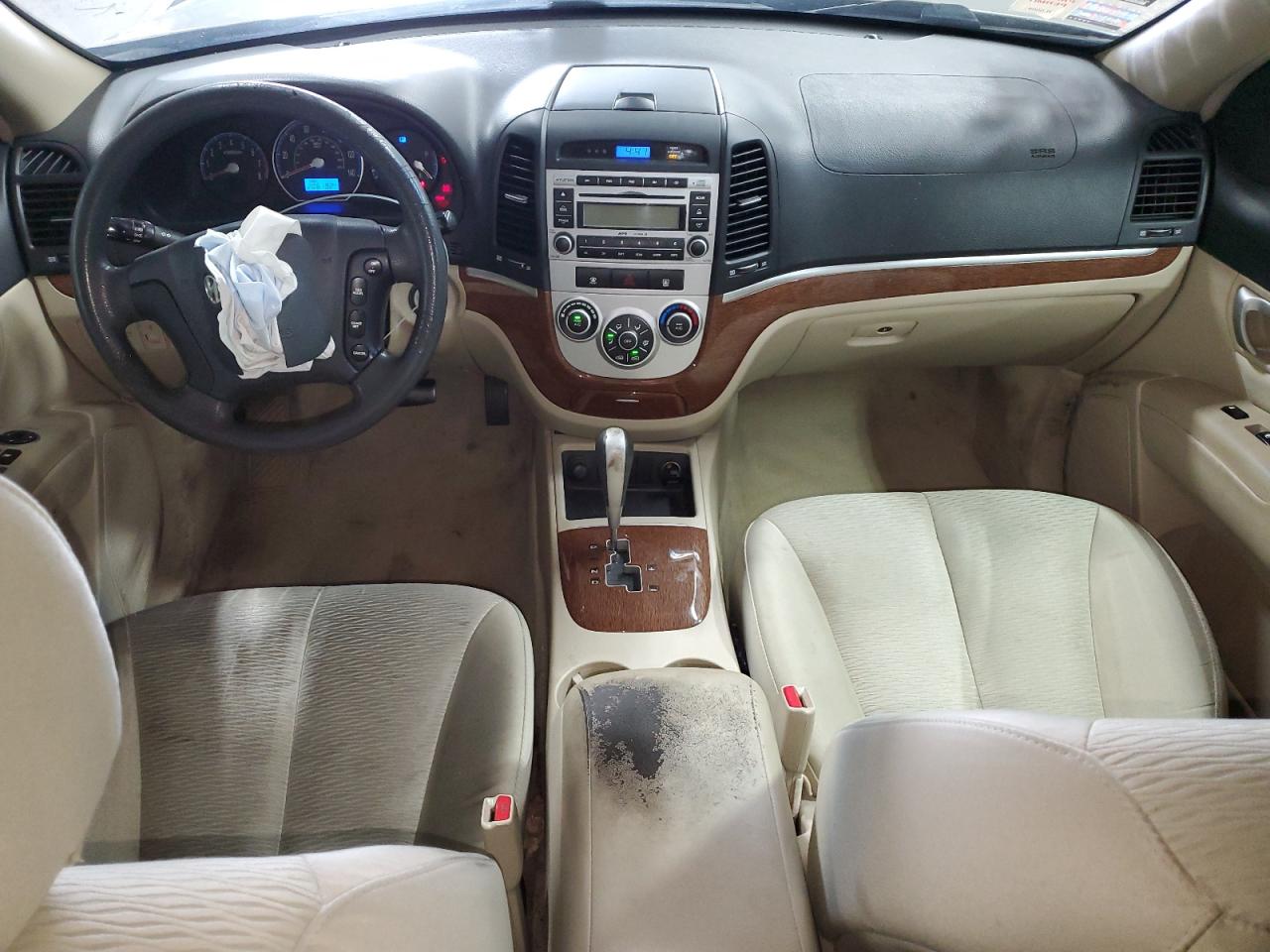 2007 Hyundai Santa Fe Gls Green vin: 5NMSG13D57H101554