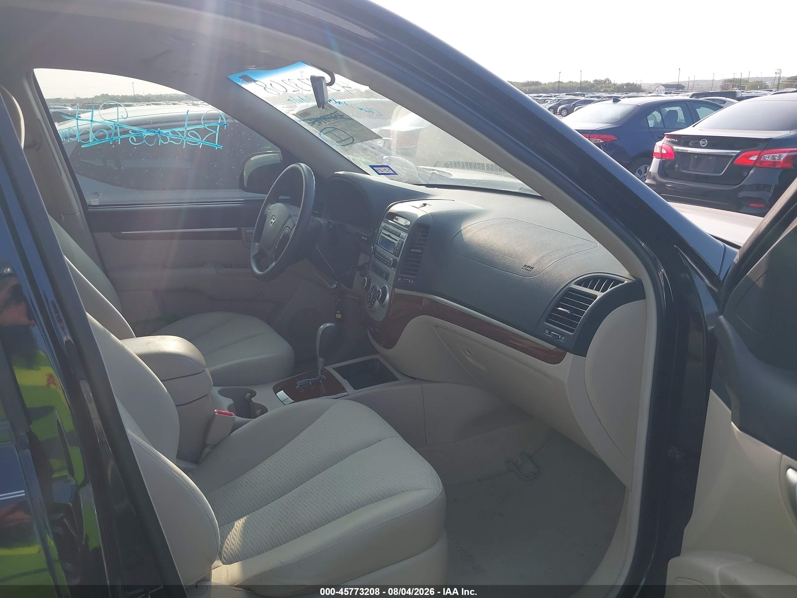 2007 Hyundai Santa Fe Gls Синий vin: 5NMSG13D57H105460