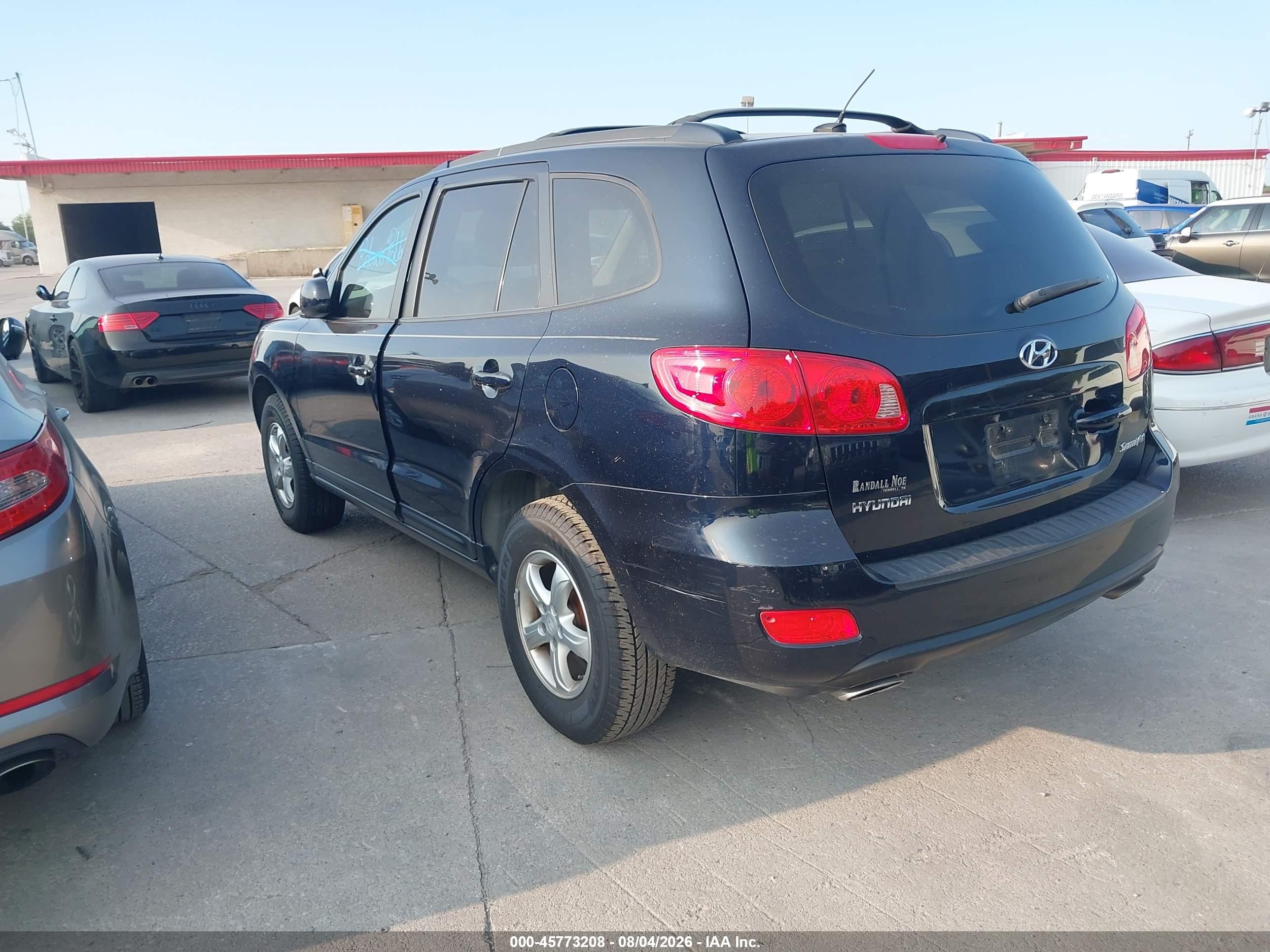 2007 Hyundai Santa Fe Gls Синий vin: 5NMSG13D57H105460