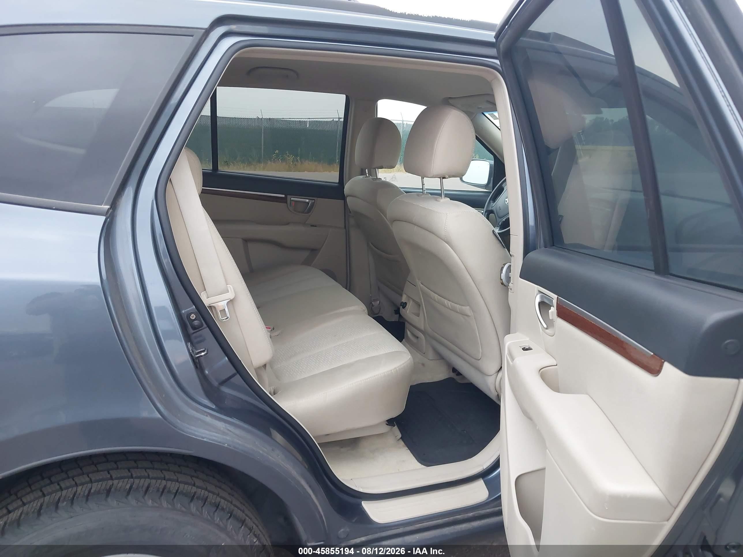 2007 Hyundai Santa Fe Gls Blue vin: 5NMSG13D57H109346