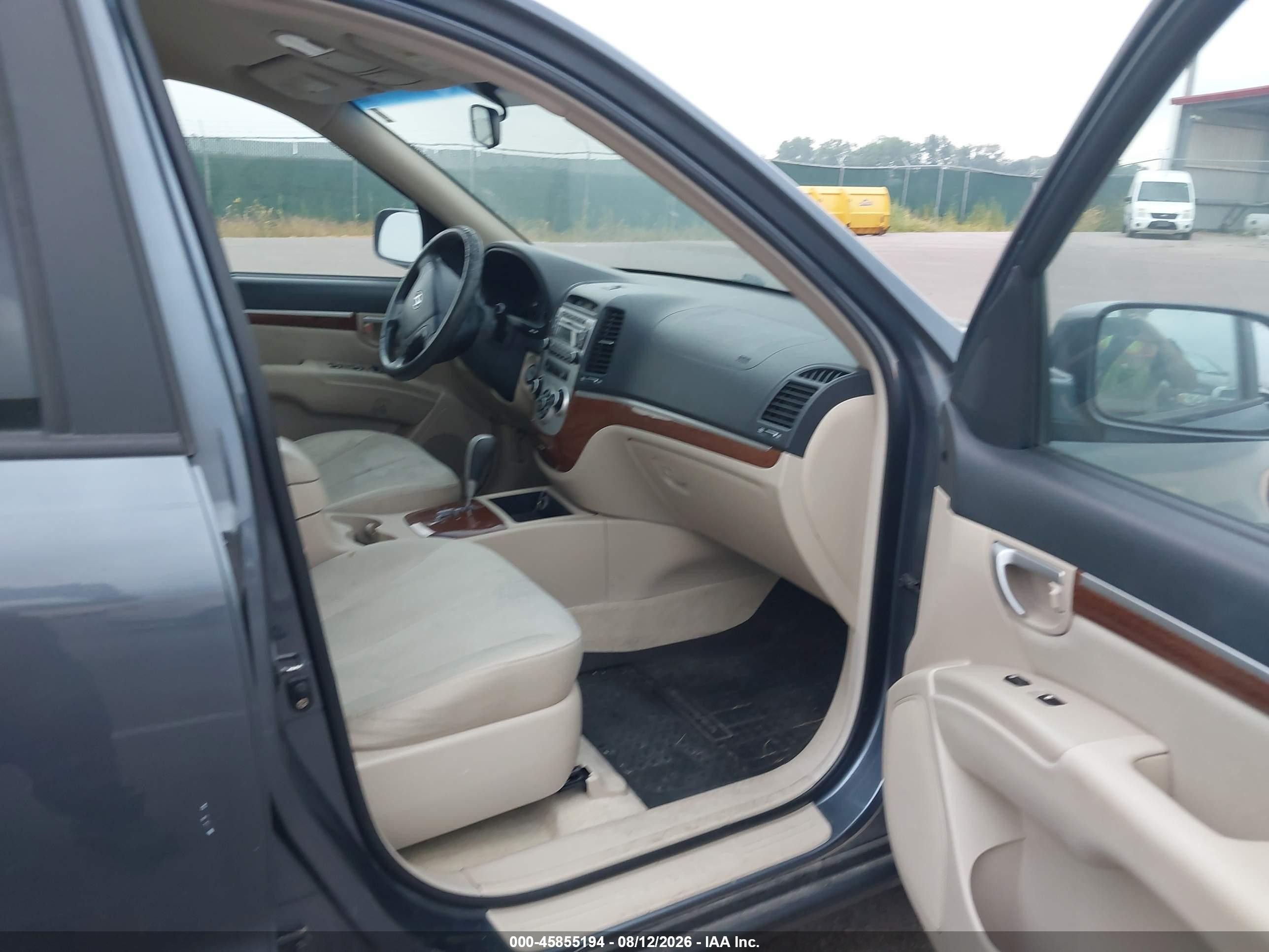 2007 Hyundai Santa Fe Gls Blue vin: 5NMSG13D57H109346