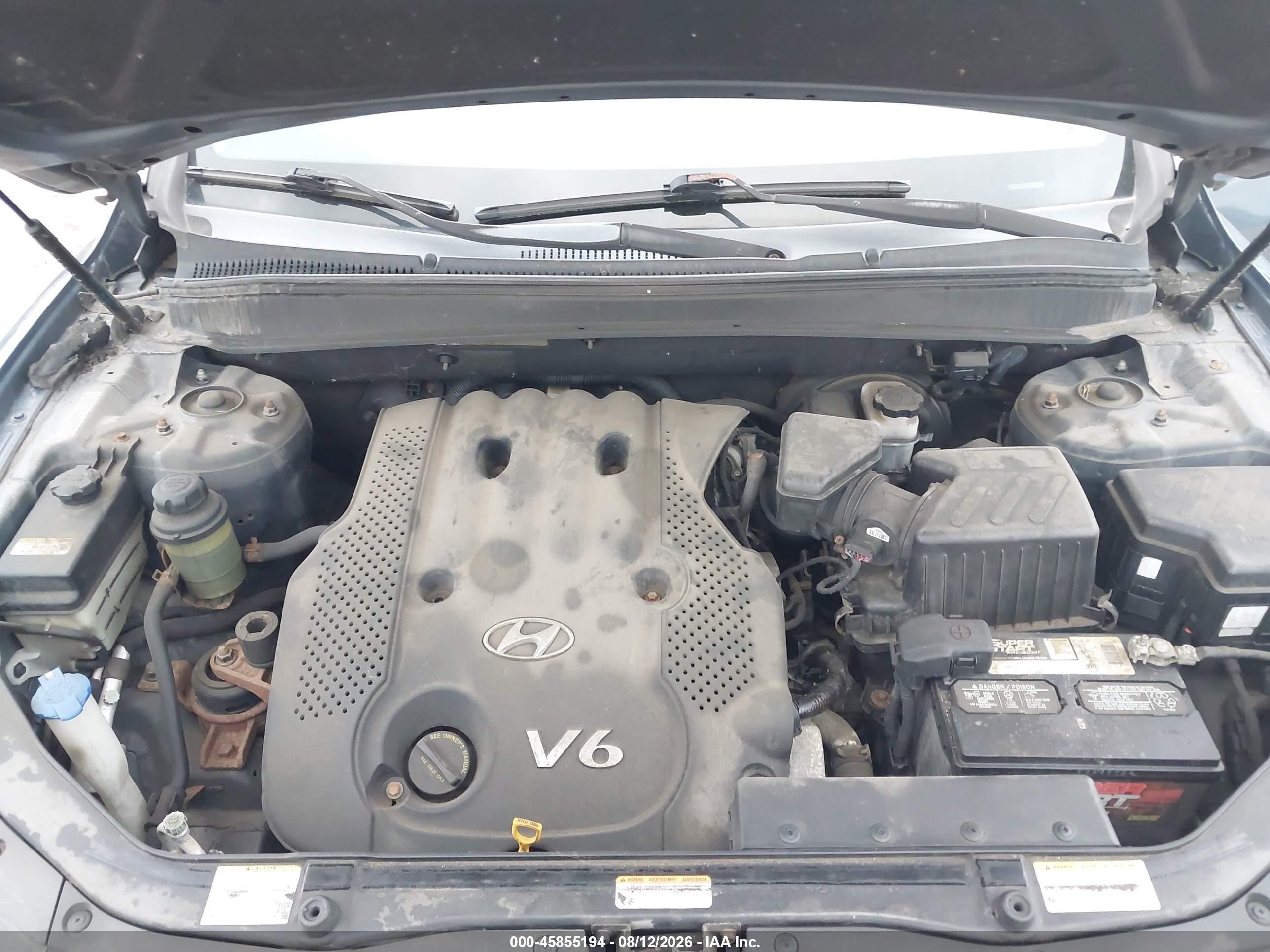 2007 Hyundai Santa Fe Gls Blue vin: 5NMSG13D57H109346