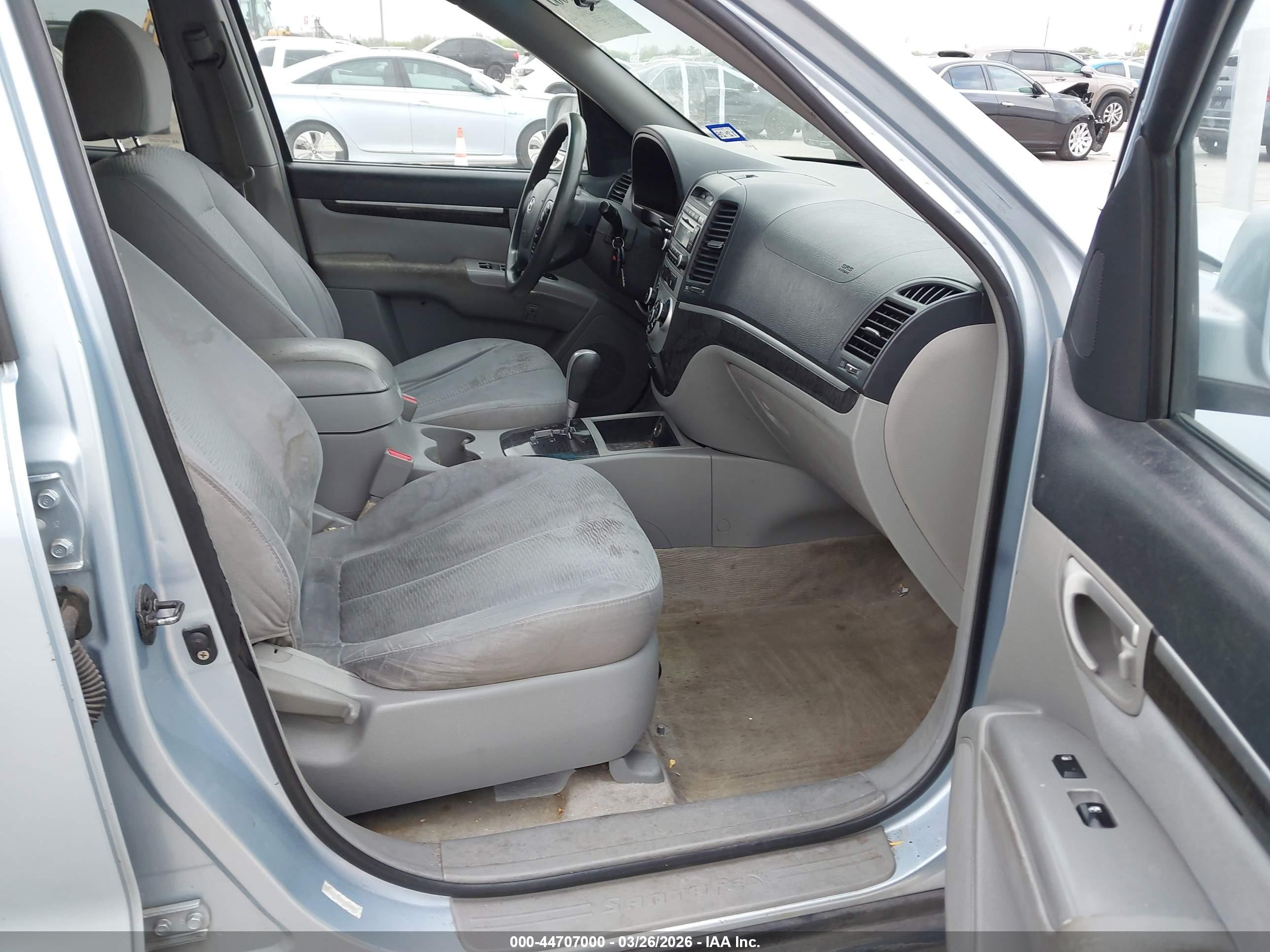 2008 Hyundai Santa Fe Gls Light Blue vin: 5NMSG13D58H130604