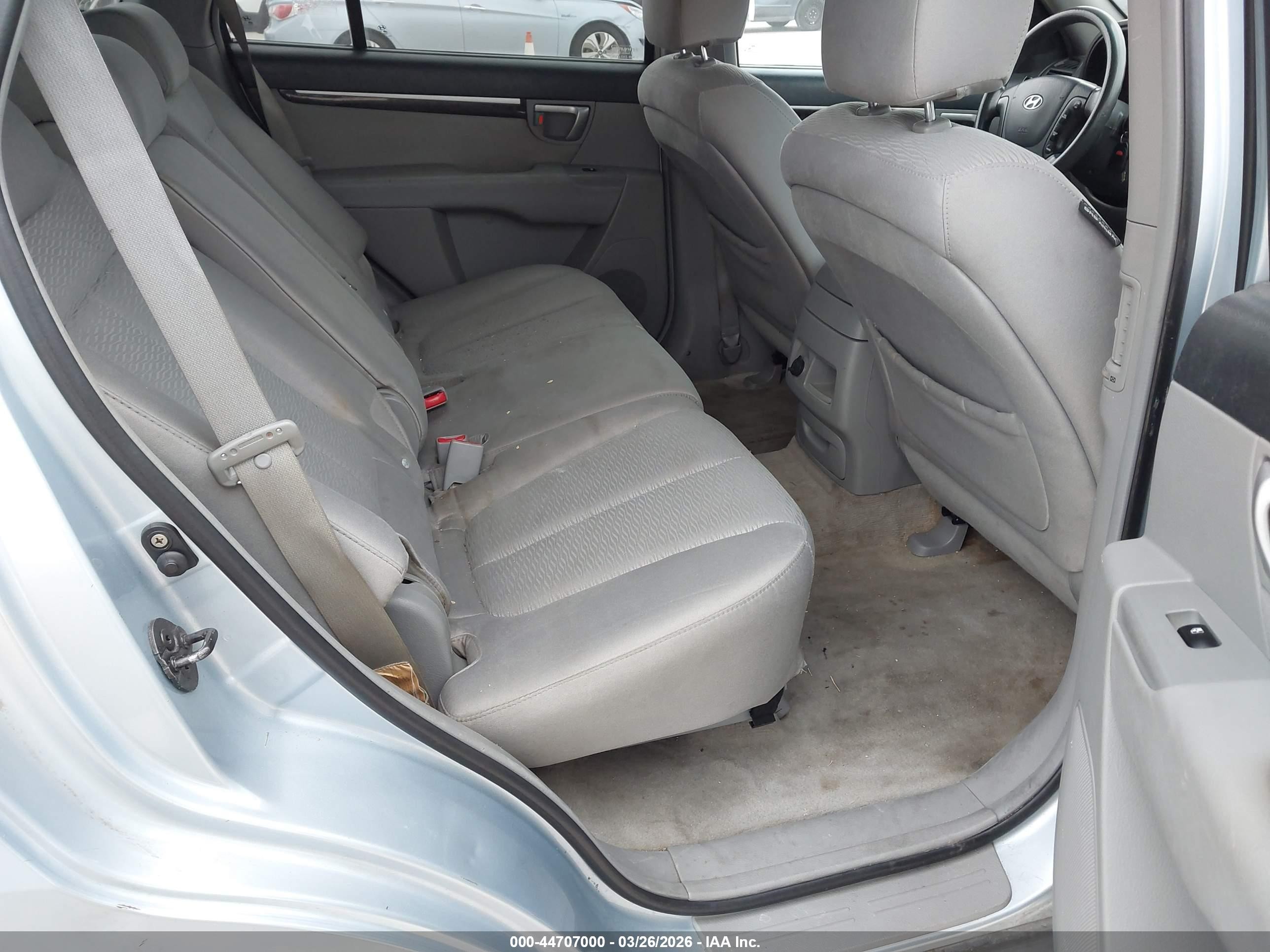 2008 Hyundai Santa Fe Gls Light Blue vin: 5NMSG13D58H130604