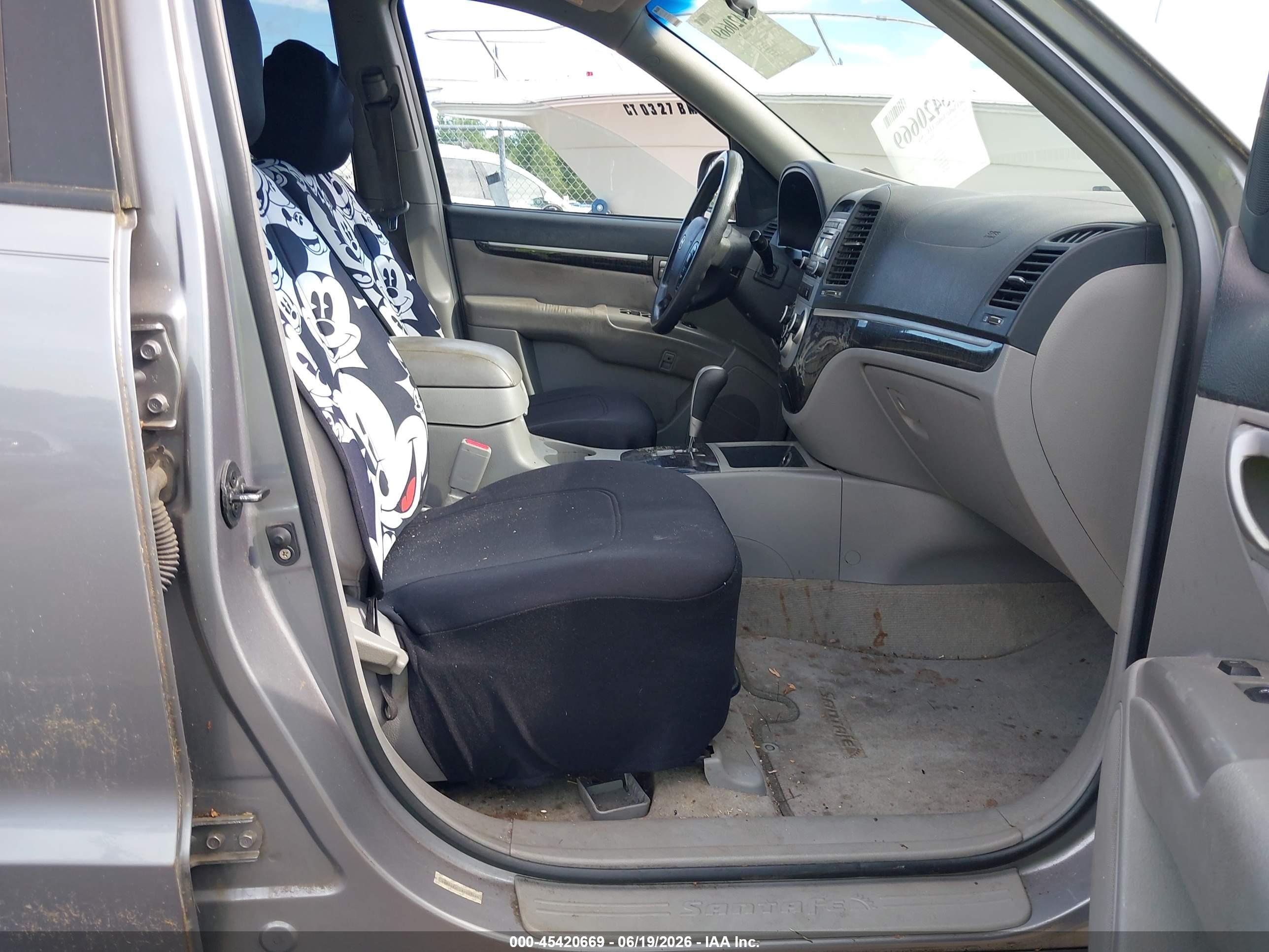 2008 Hyundai Santa Fe Gls Gray vin: 5NMSG13D58H133664