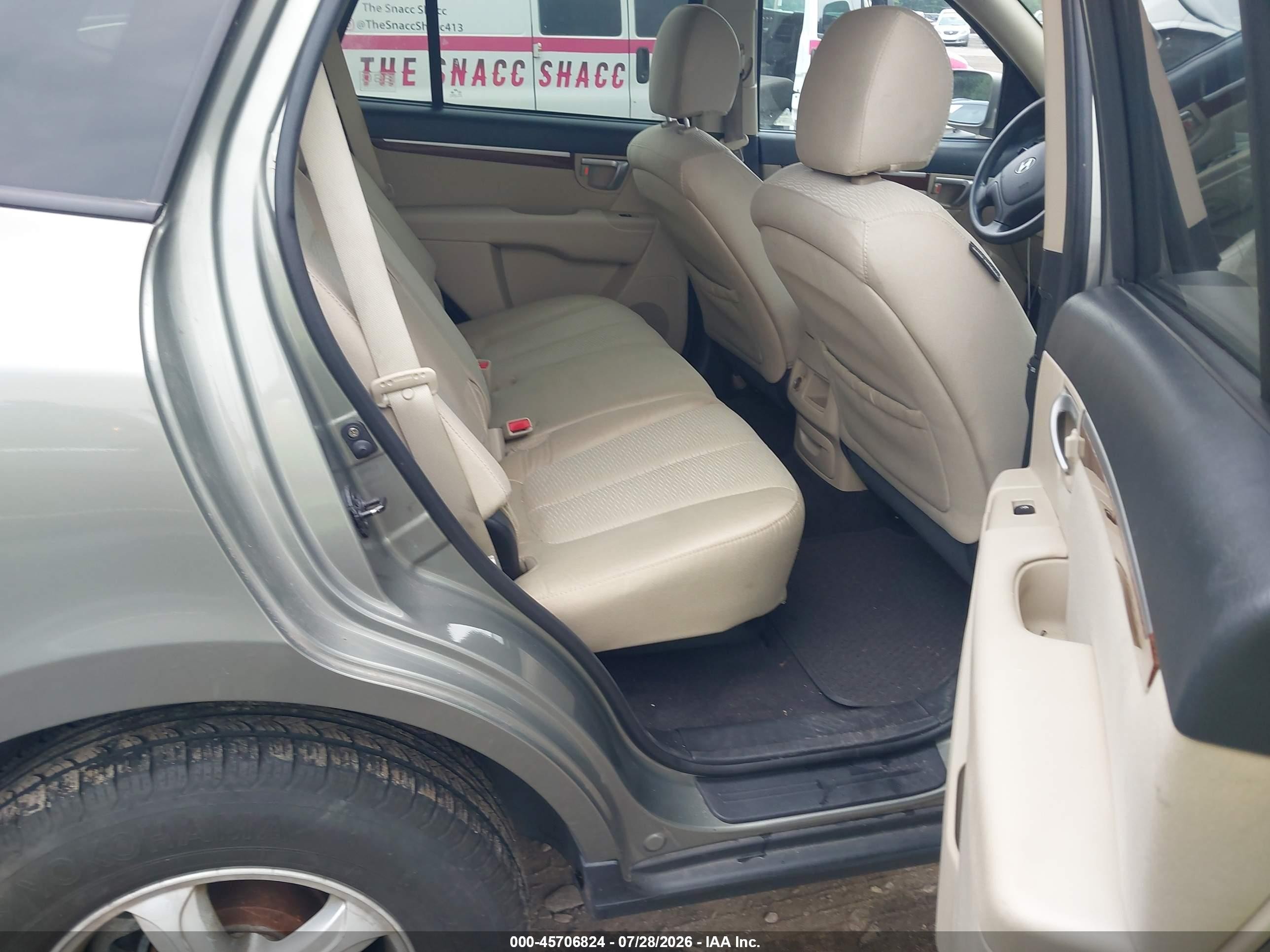 2008 Hyundai Santa Fe Gls Green vin: 5NMSG13D58H151808
