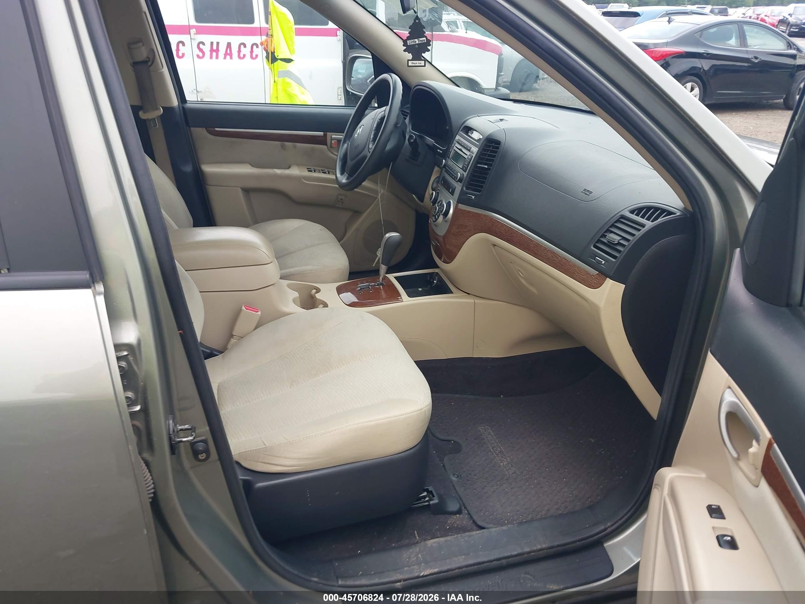 2008 Hyundai Santa Fe Gls Green vin: 5NMSG13D58H151808